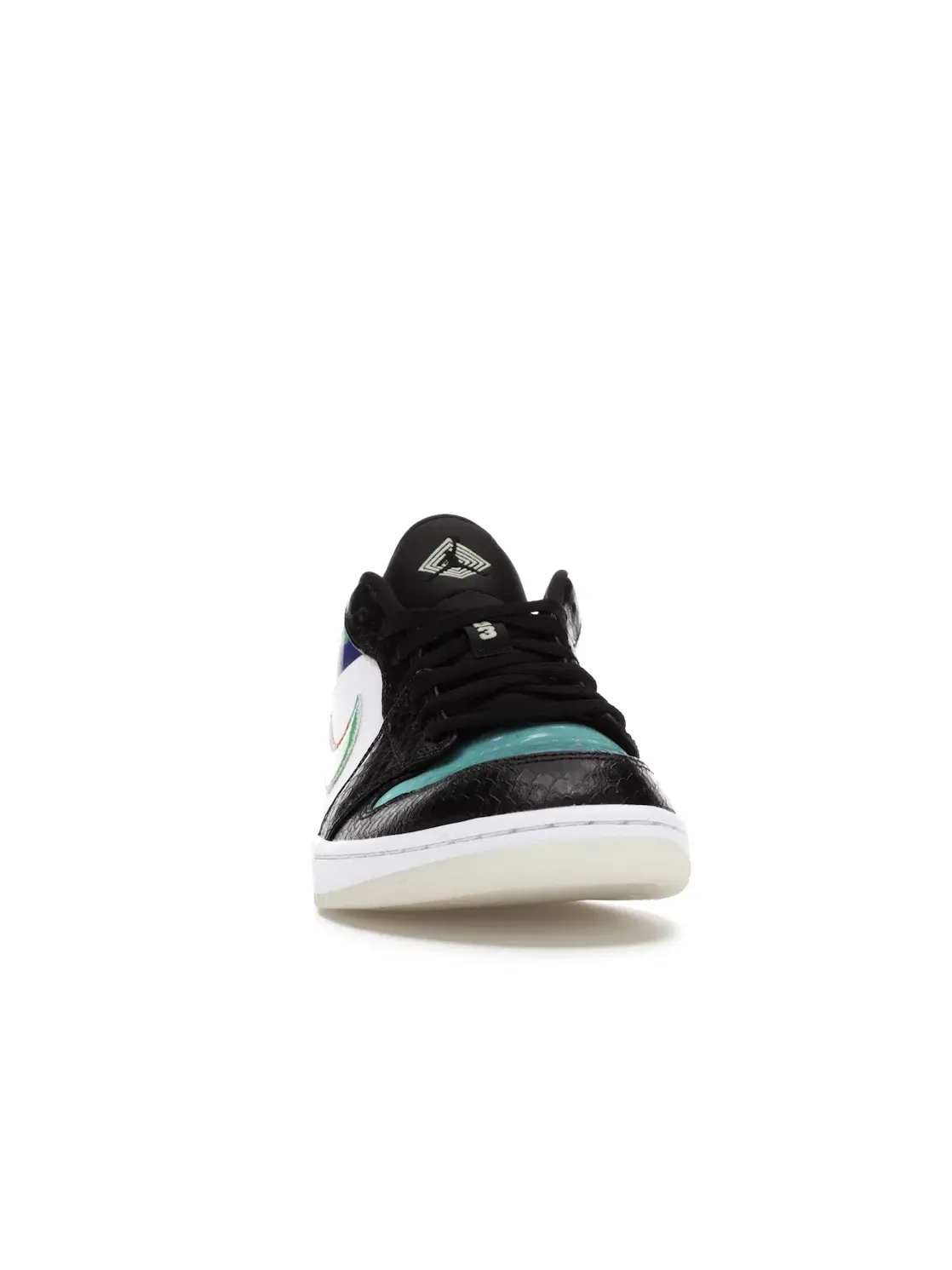 Мужские кроссовки Lifestyle Jordan 1 Low Galaxy Jordan — изображение 2 из 4, черный/мульти белый