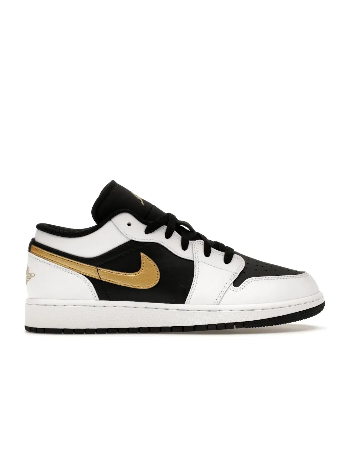Детские кроссовки с золотым свушем Jordan 1 Low Jordan — изображение 1 из 4