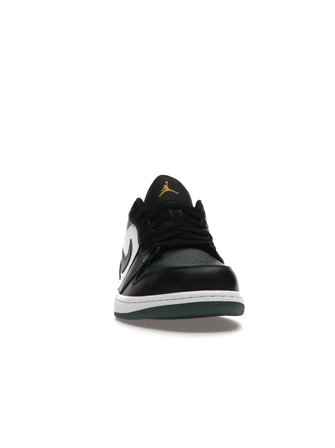 Мужские кроссовки кожаные Jordan 1 Low Green Toe Jordan — изображение 2 из 4, зеленый/белый/черный