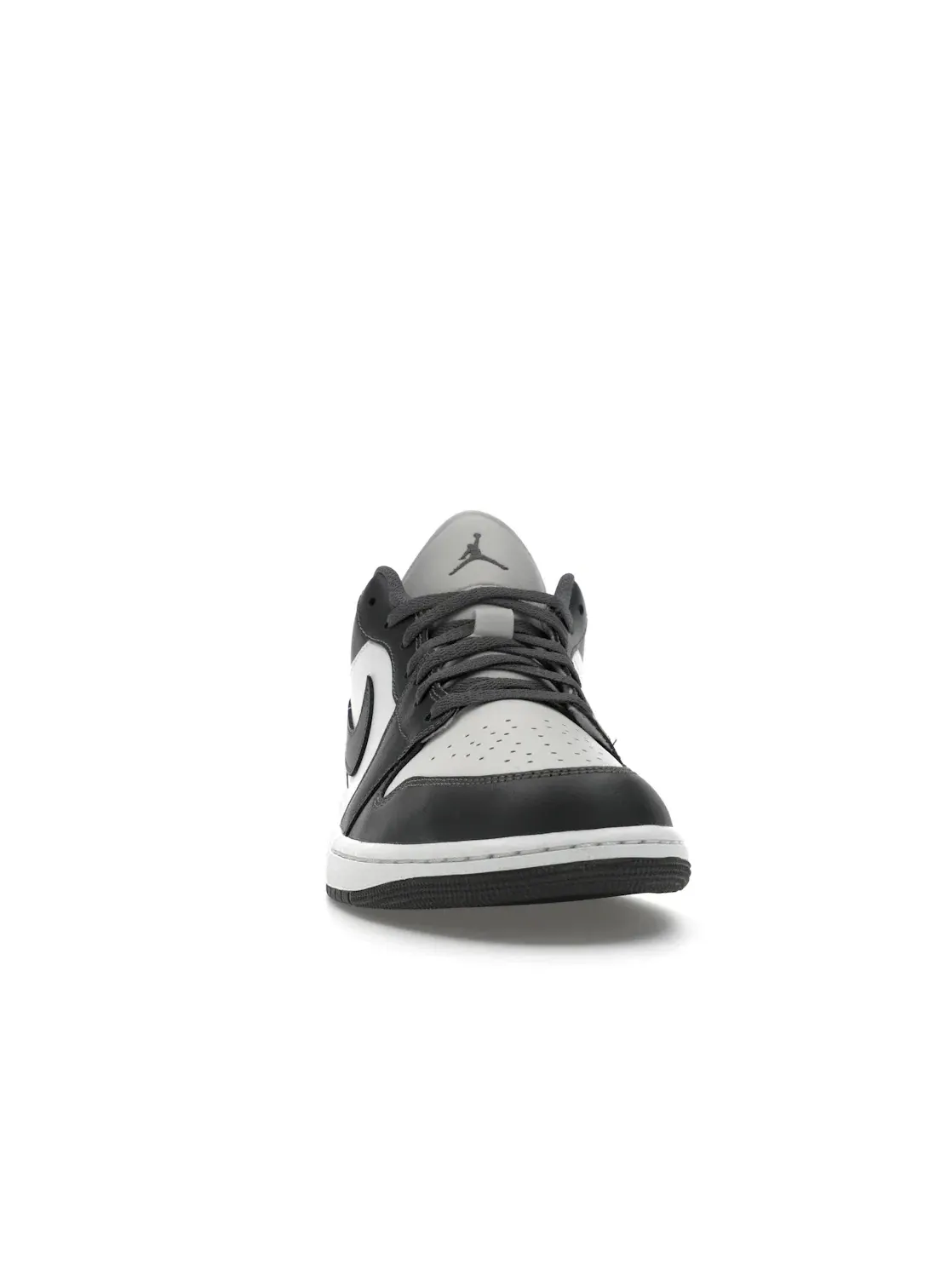 Мужские кроссовки с гладкой кожи Jordan 1 Low Jordan — изображение 2 из 4, серый/белый