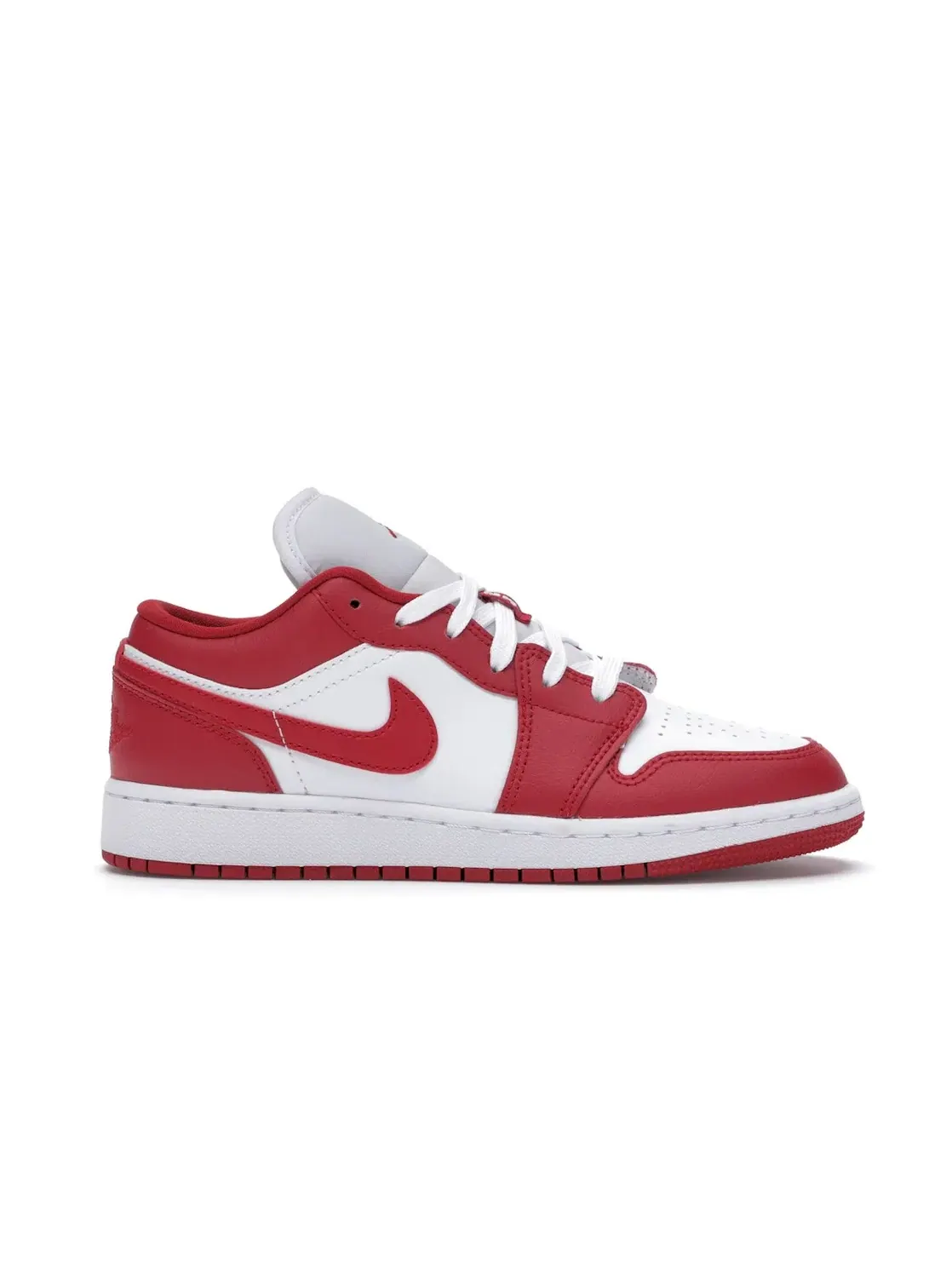 Детские кроссовки Lifestyle с принтом Jordan 1 Low Jordan — изображение 1 из 4, красный красный белый