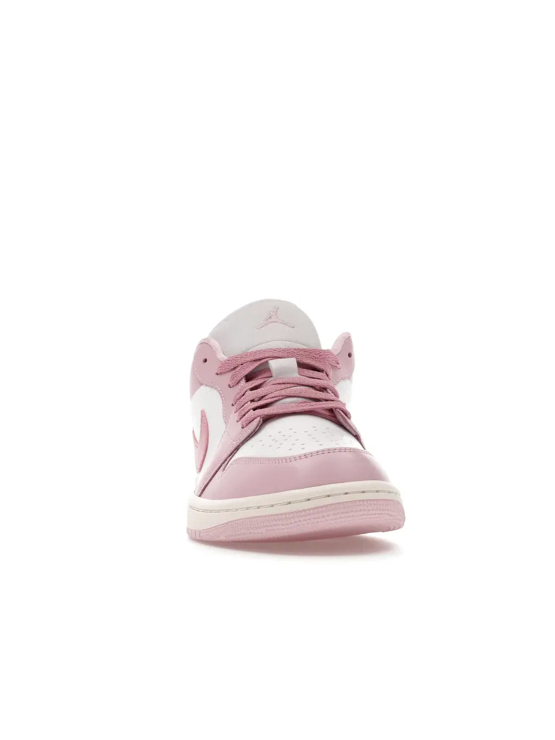 Женские кроссовки Lifestyle с моделью Jordan 1 Low Jordan — изображение 2 из 4, розовый//белый