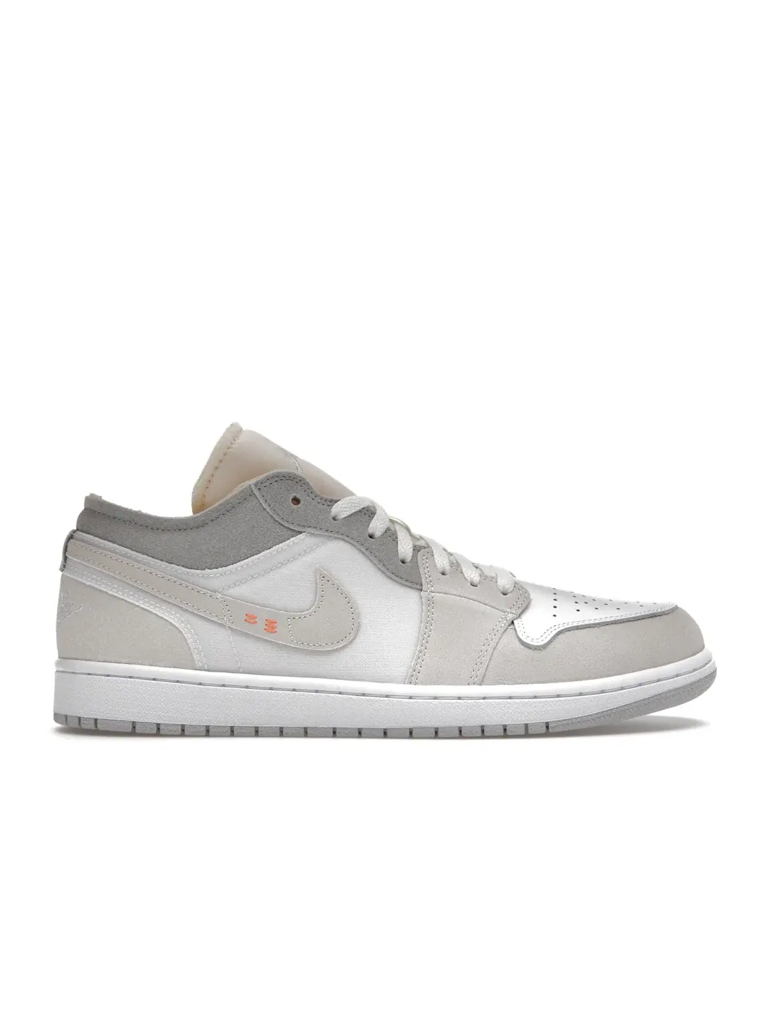 Мужские кроссовки Lifestyle с деконструированным дизайном Jordan 1 Low SE Craft Jordan — изображение 1 из 4, белый/серый