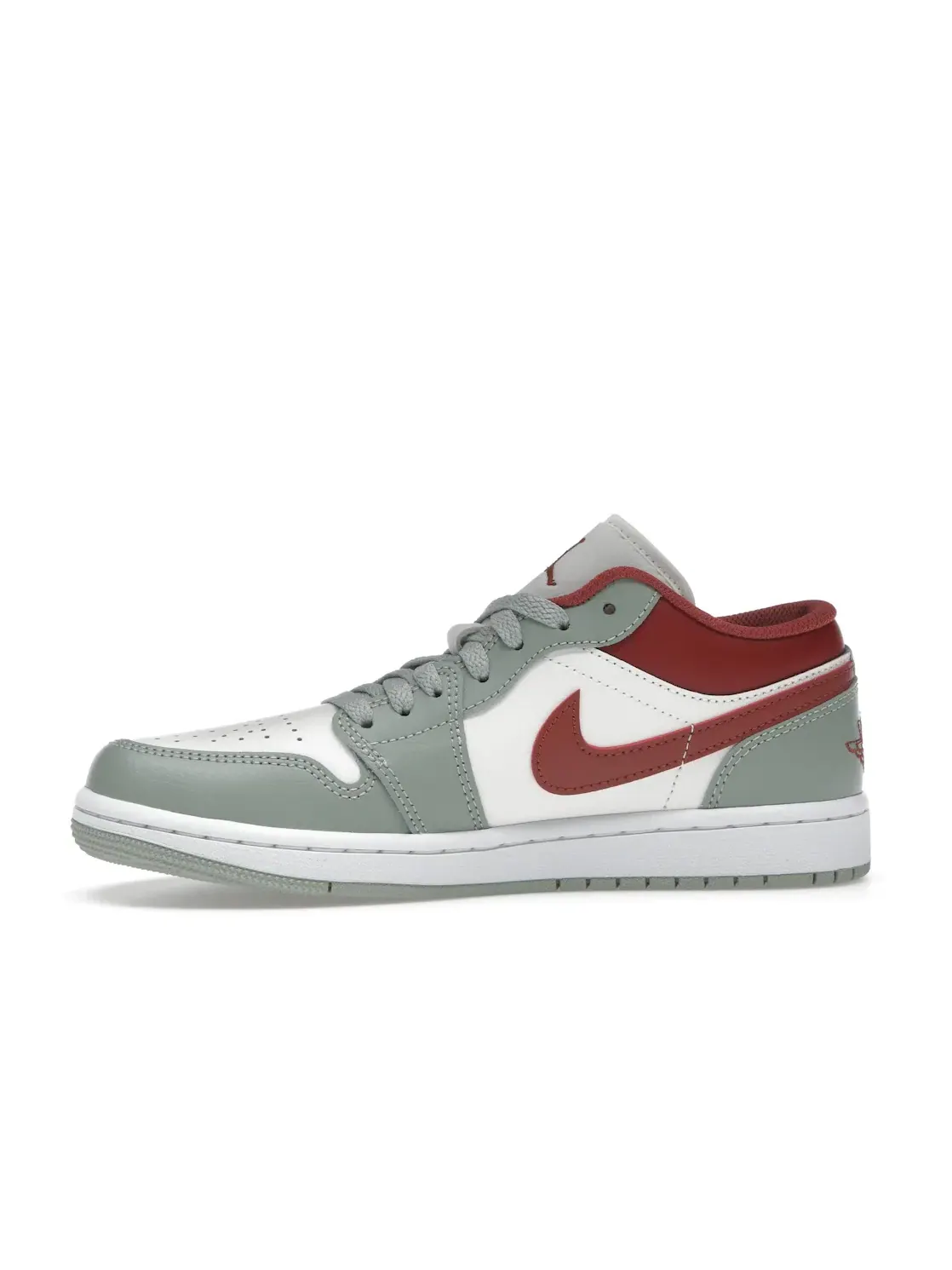 Мужские кроссовки с низким верхом Jordan 1 Low Jordan — изображение 3 из 4, платиновый/белый