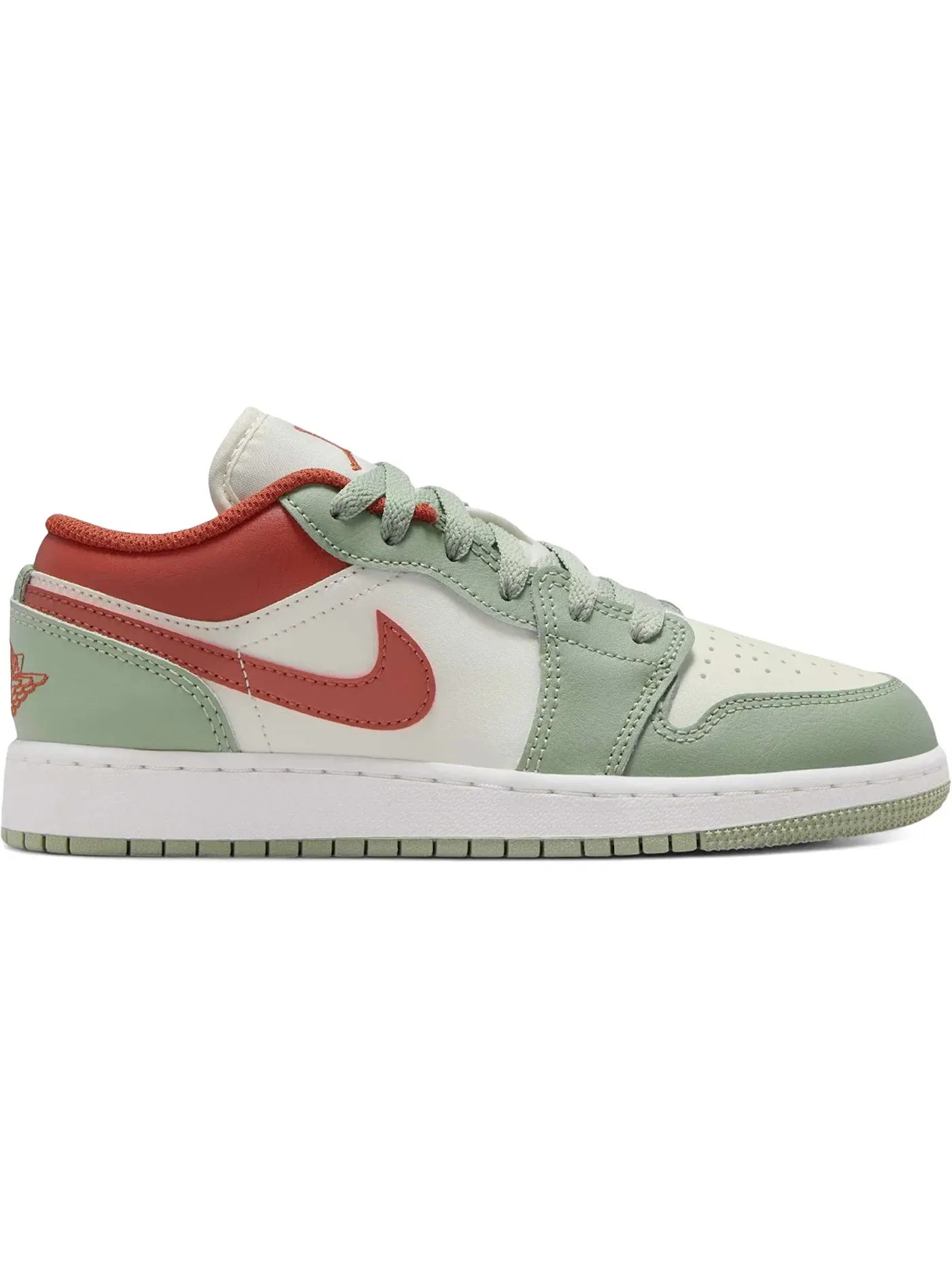 Детские кроссовки для мальчиков с низким верхом Jordan 1 Low Jordan — изображение 1 из 1, платиновый/белый