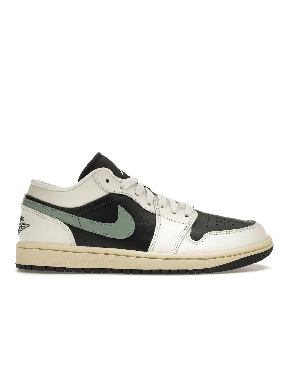 Женские кроссовки с замшей и сеткой Jordan 1 Low Jordan — изображение 1 из 4, песочный