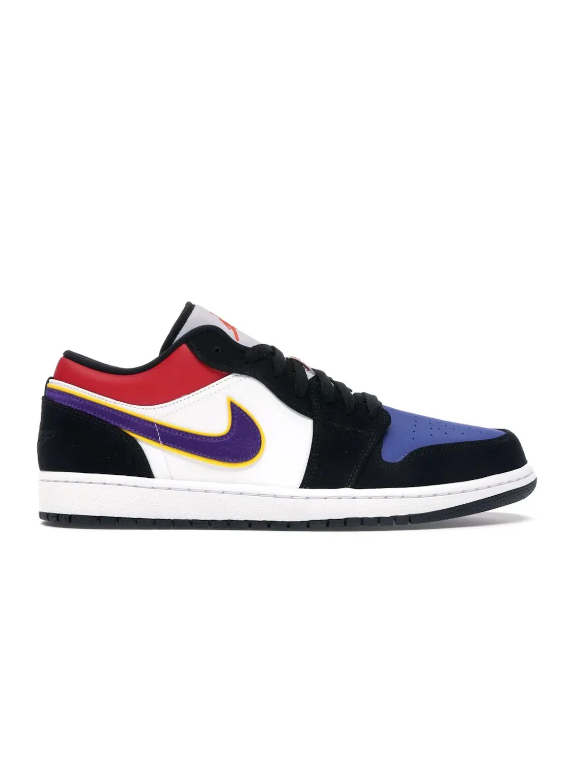 Мужские кроссовки кожаные Jordan 1 Low Lakers Top 3 Jordan — изображение 1 из 4
