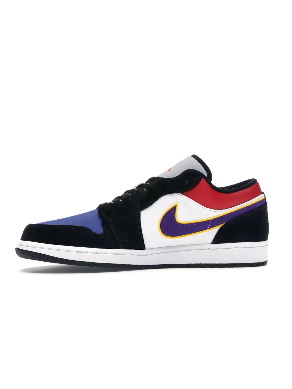 Мужские кроссовки кожаные Jordan 1 Low Lakers Top 3 Jordan — изображение 3 из 4