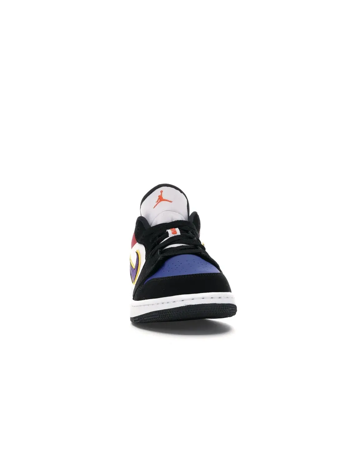 Детские кроссовки Lifestyle Jordan 1 Low Jordan — изображение 2 из 4, черный/фиолетовый-белый