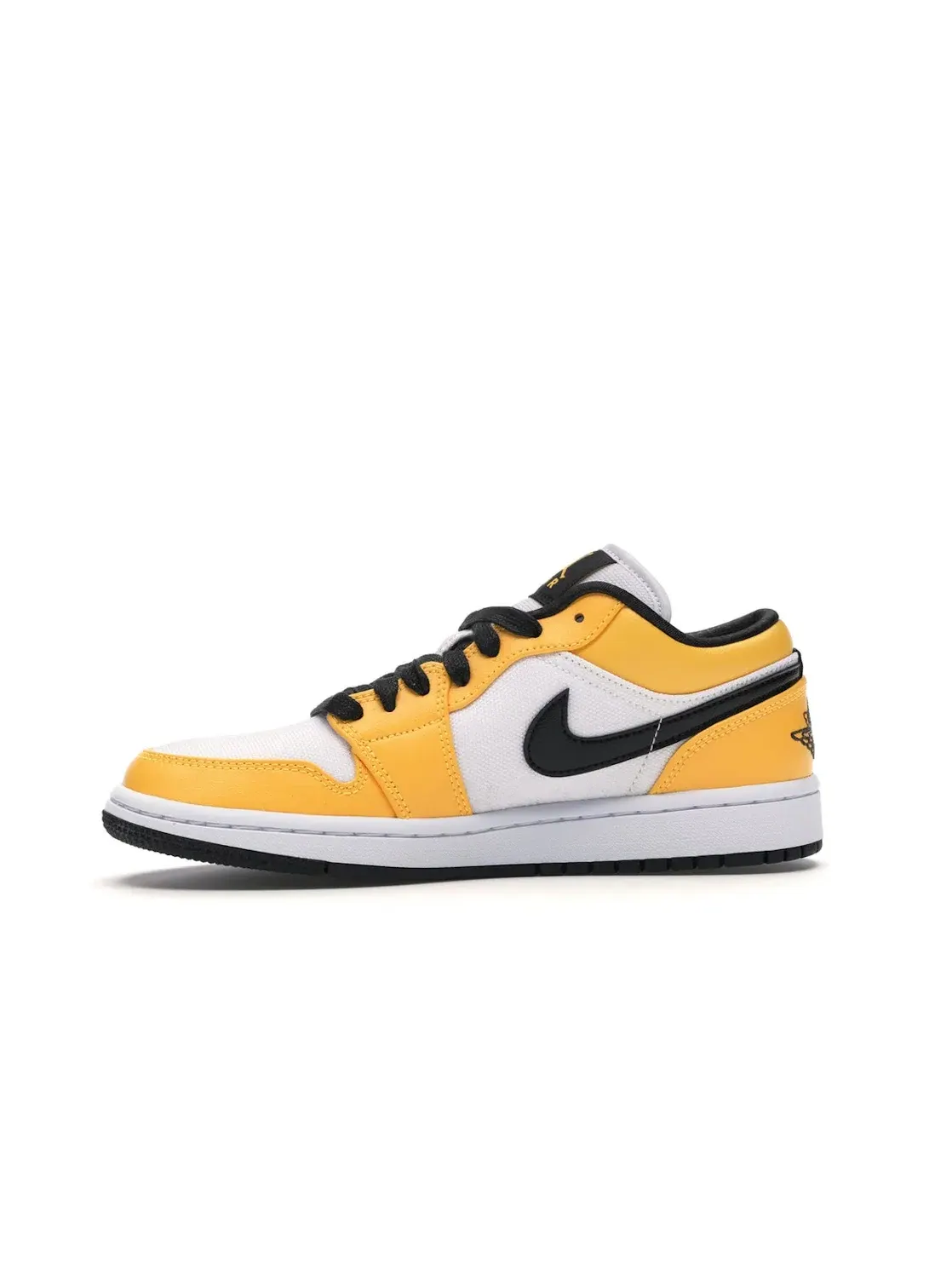 Женские кроссовки Lifestyle с принтом Jordan 1 Low Jordan — изображение 3 из 4, белый/черный-оранжевый