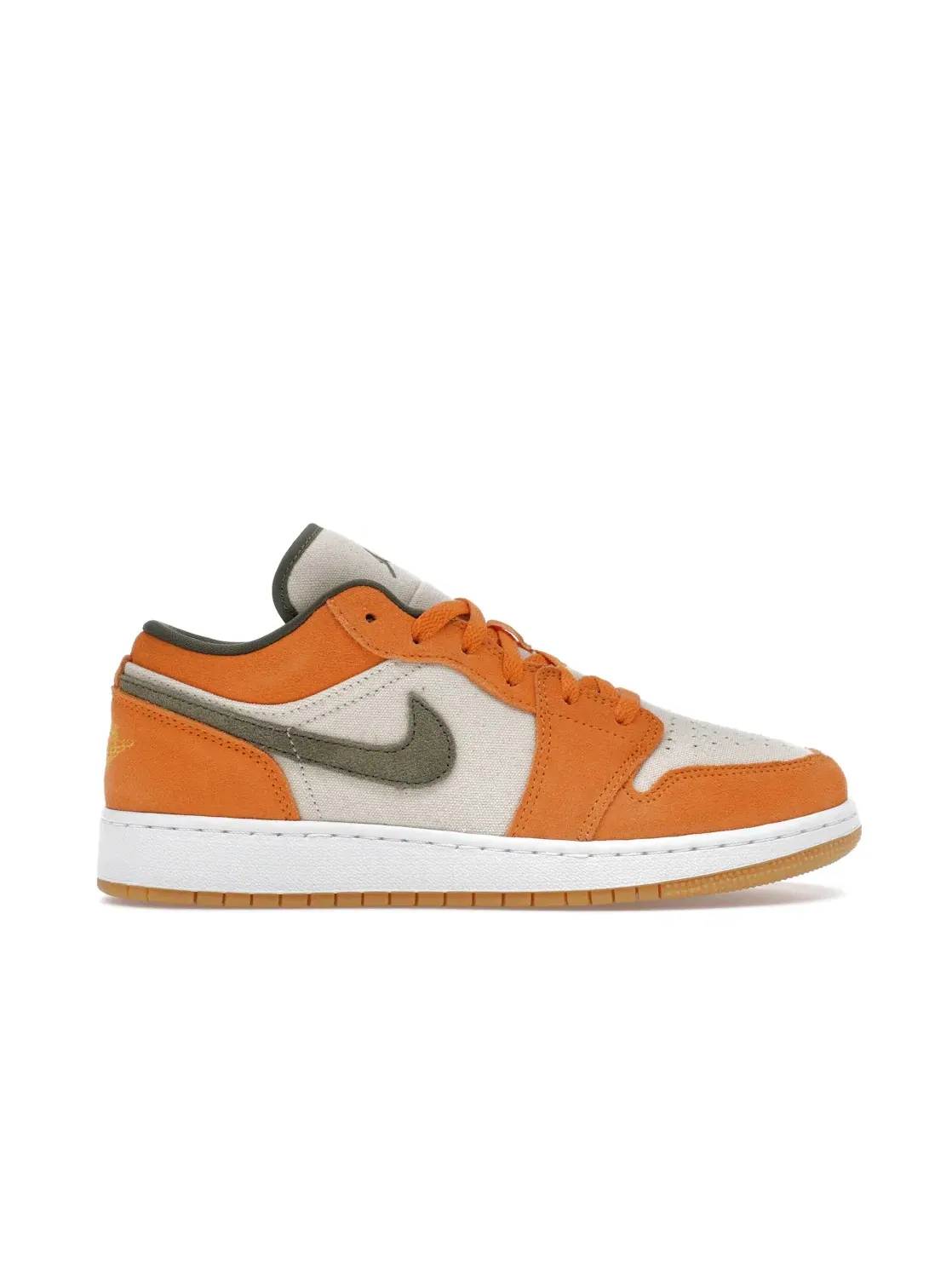 Детские кроссовки с низким верхом Jordan 1 Low Jordan — изображение 1 из 3, белый/оливковый/светлый