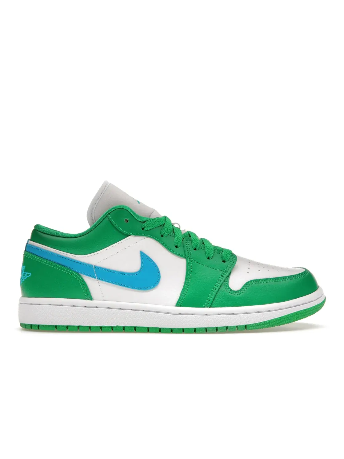 Женские кроссовки Lifestyle Jordan 1 Low — изображение 1 из 4, зеленый//белый