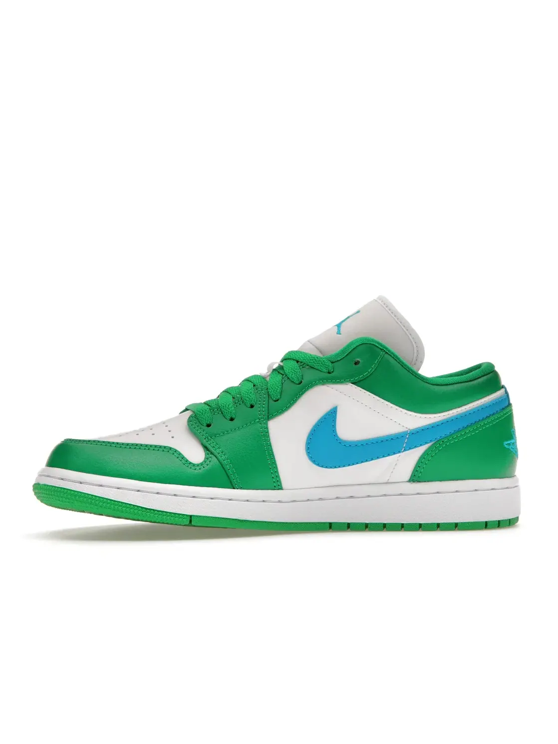 Женские кроссовки Lifestyle Jordan 1 Low — изображение 3 из 4, зеленый//белый