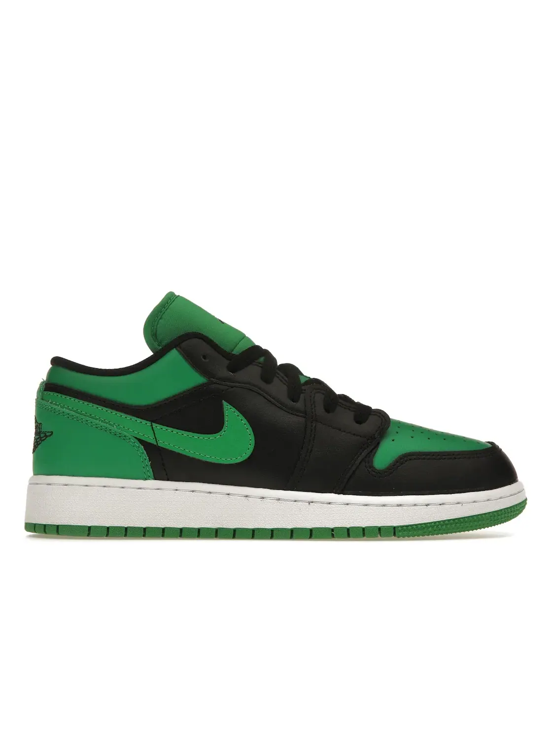 Детские кроссовки для мальчиков с контрастным дизайном Jordan 1 Low Lucky Green Jordan — изображение 1 из 4
