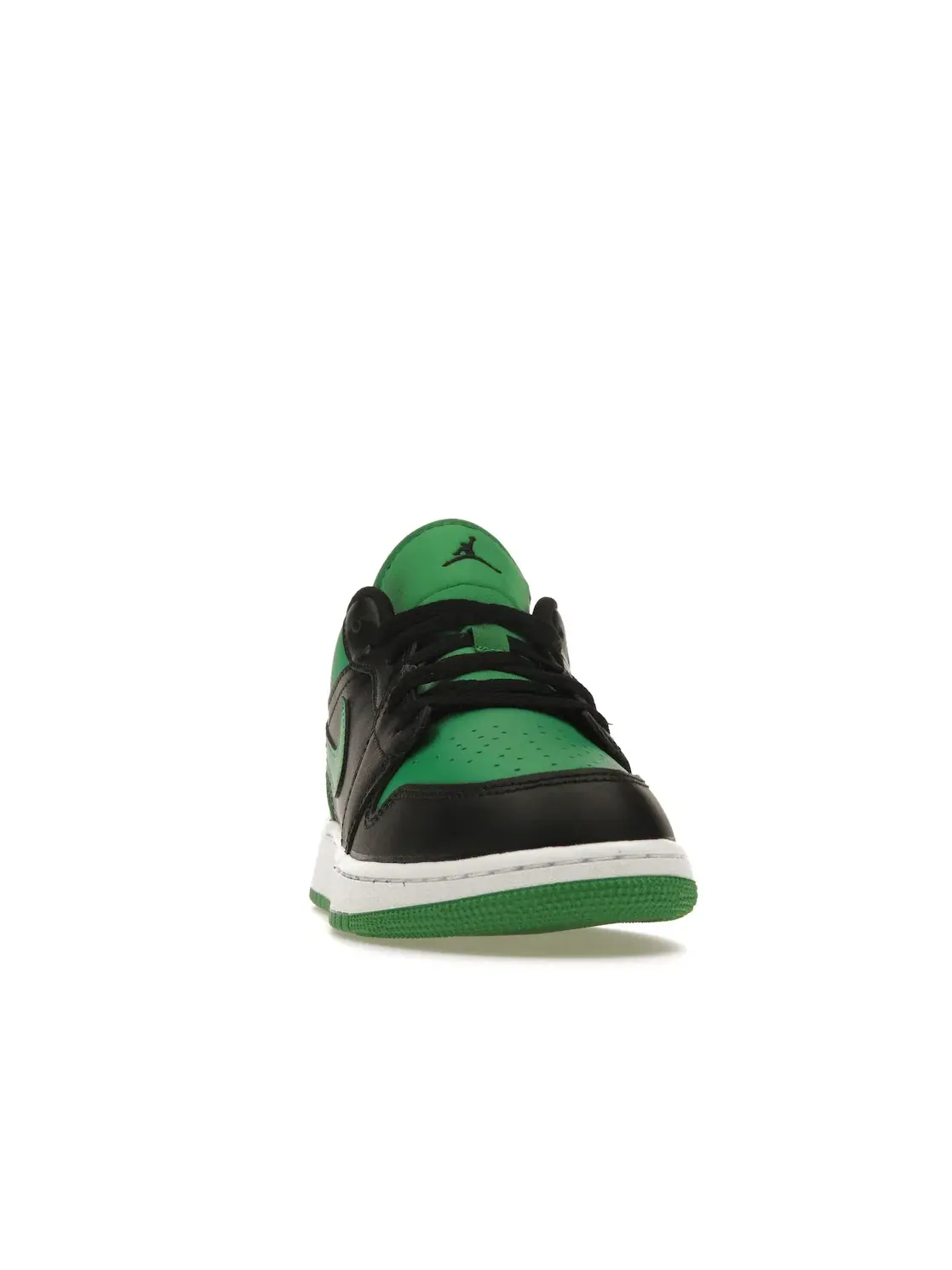 Детские кроссовки для мальчиков с контрастным дизайном Jordan 1 Low Lucky Green Jordan — изображение 2 из 4