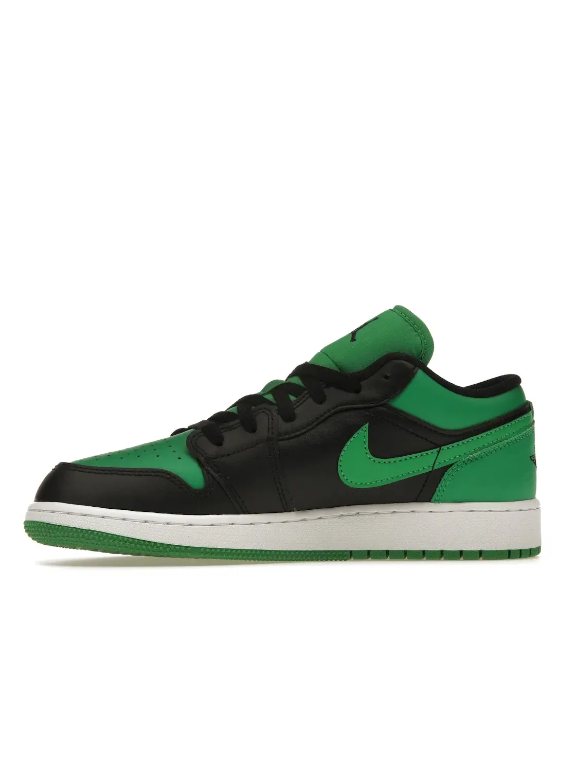 Детские кроссовки для мальчиков с контрастным дизайном Jordan 1 Low Lucky Green Jordan — изображение 3 из 4