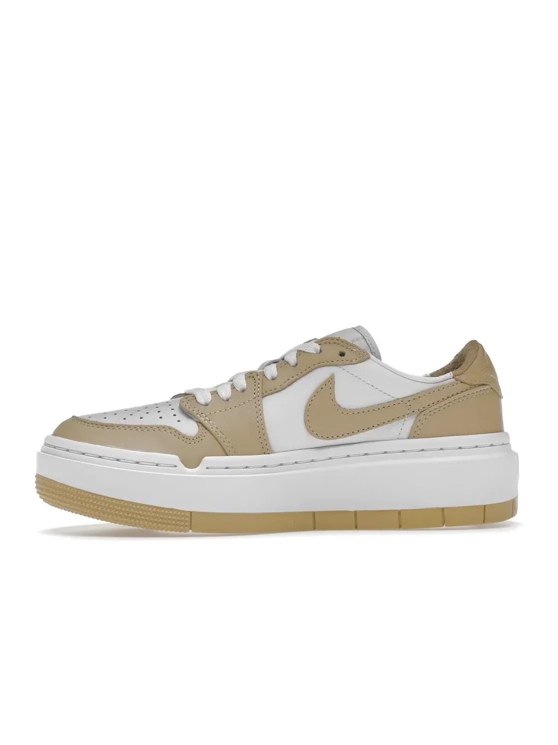 Женские кроссовки Lifestyle с белой кожей Jordan 1 Elevate Low — изображение 3 из 4, белый/белый/белый