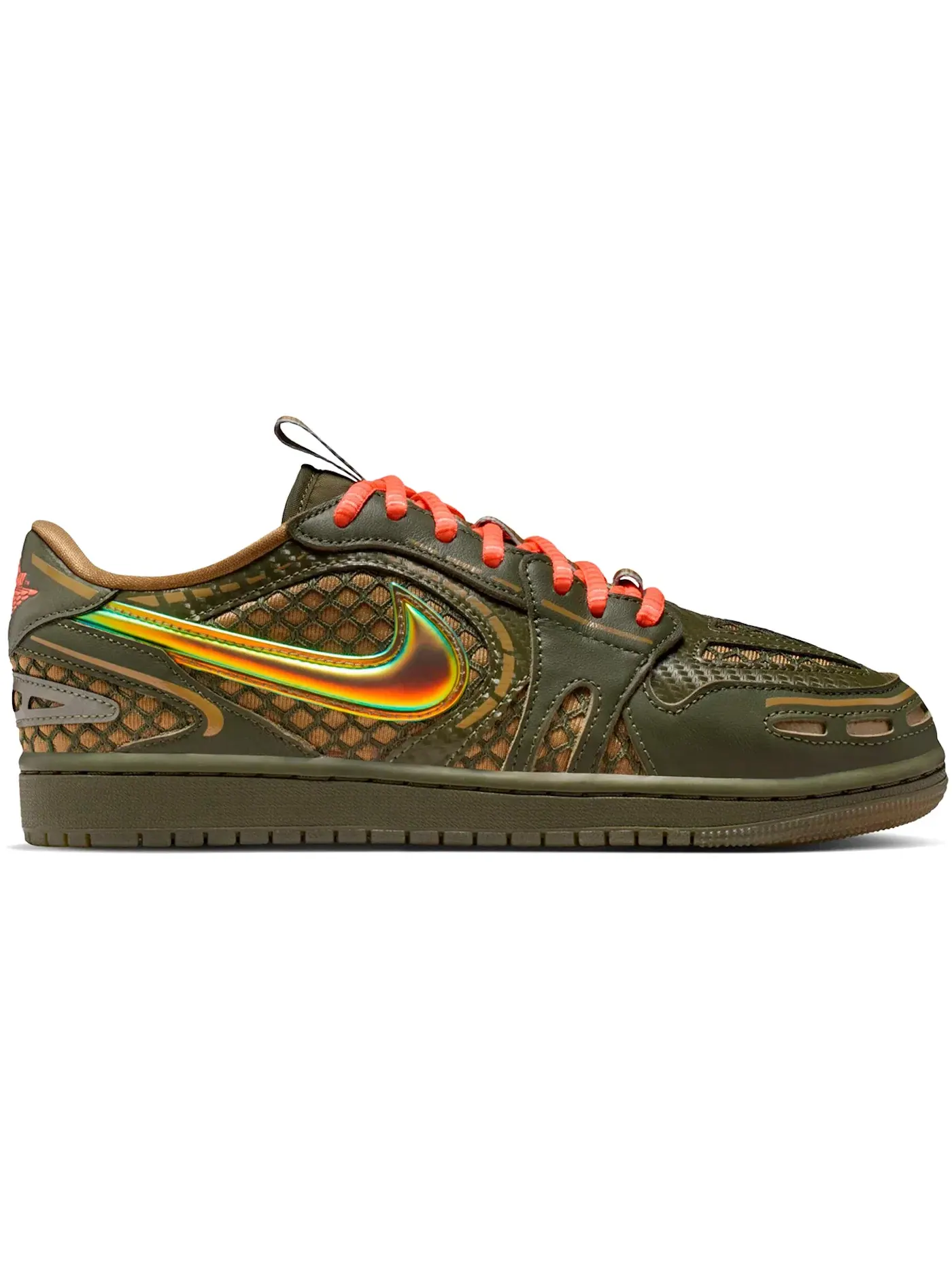 Женские кроссовки Lifestyle с принтом Jordan 1 Low Method of Make V3 Jordan — изображение 1 из 1, коричневый хаки светлый