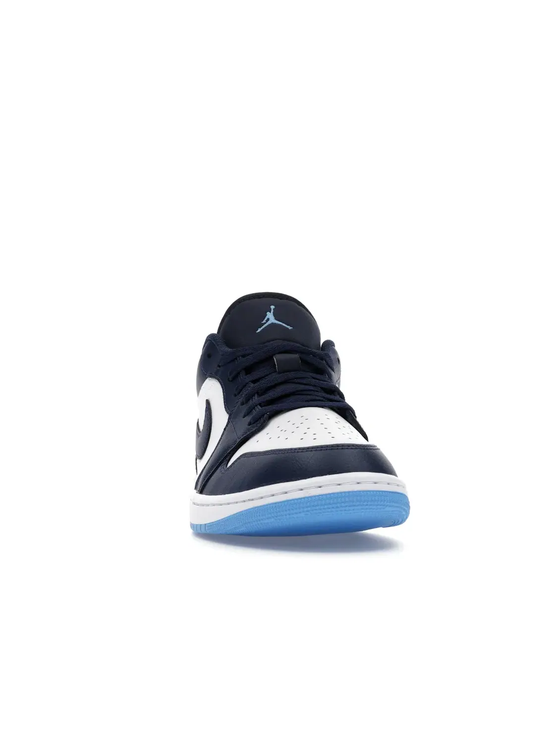 Мужские кроссовки с контрастной расцветкой Jordan 1 Low — изображение 2 из 4, темно-синий/белый/синий
