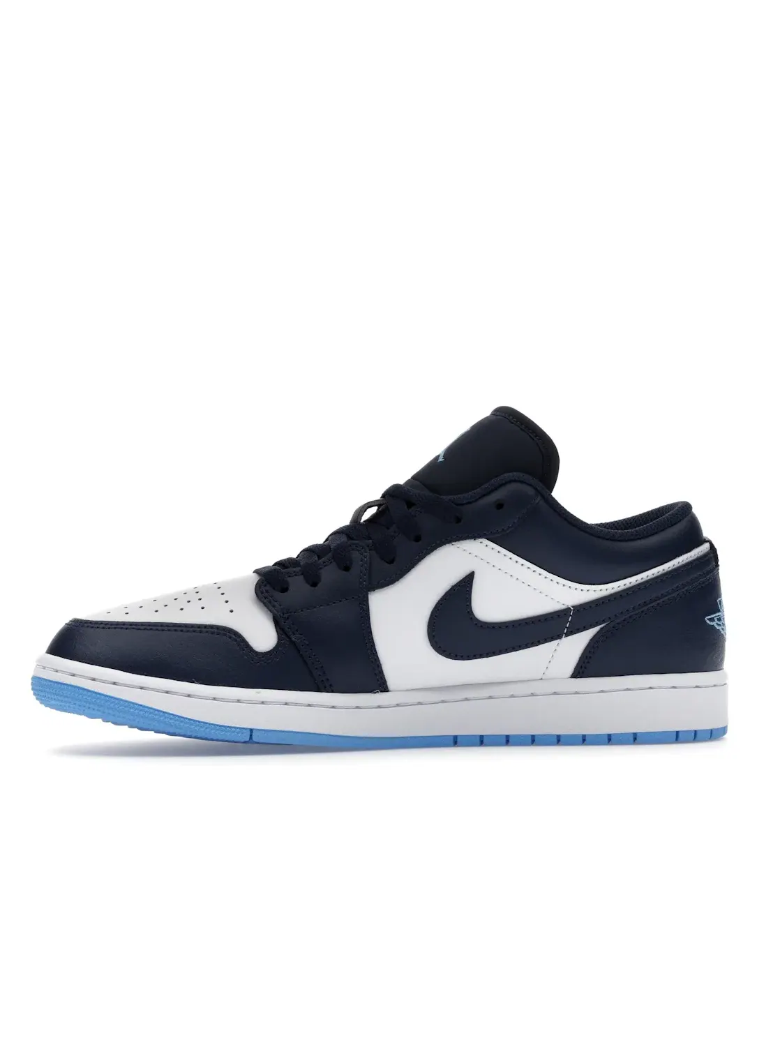 Мужские кроссовки с контрастной расцветкой Jordan 1 Low — изображение 3 из 4, темно-синий/белый/синий