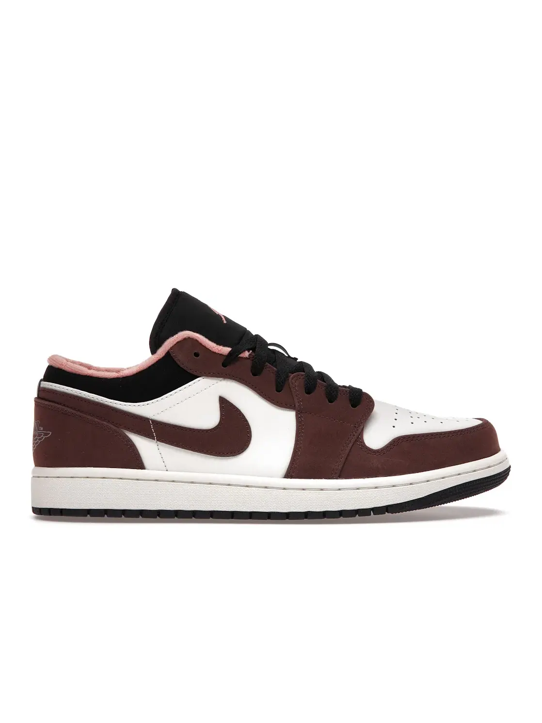 Мужские кроссовки Lifestyle с замшевыми вставками Jordan 1 Low Jordan — изображение 1 из 4, светлый/-черный
