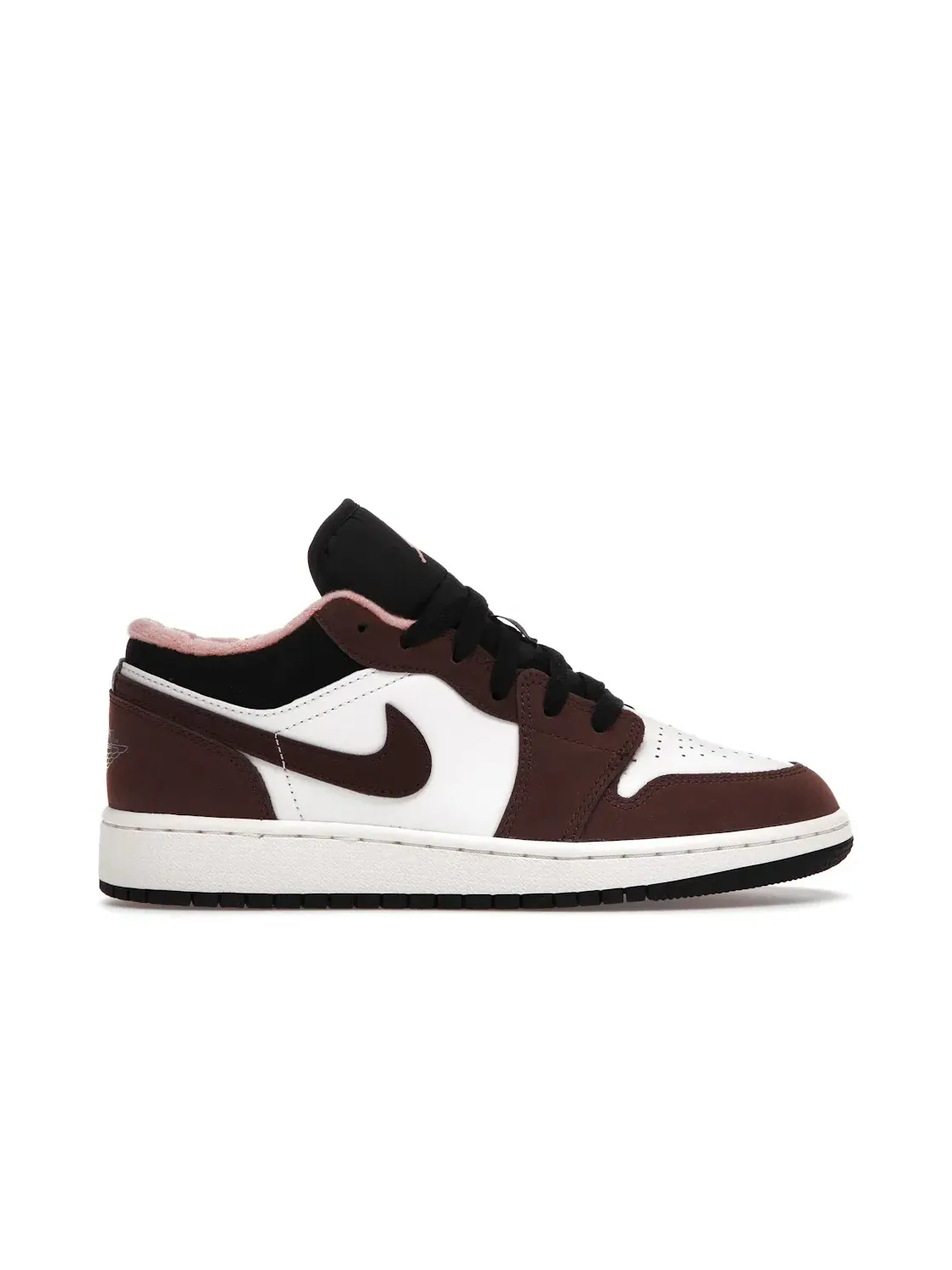 Детские кроссовки Lifestyle с замшевыми накладками Jordan 1 Low Mocha Jordan — изображение 1 из 4, светлый/-черный