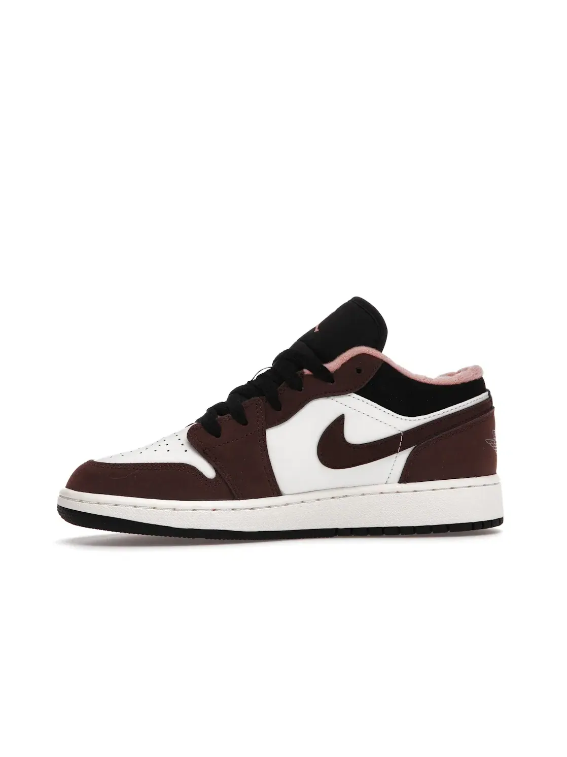 Детские кроссовки Lifestyle с замшевыми накладками Jordan 1 Low Mocha Jordan — изображение 3 из 4, светлый/-черный