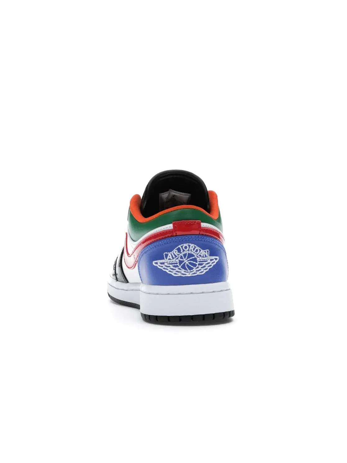 Женские кроссовки с принтом Jordan 1 Low Multi-Color Black Toe Jordan — изображение 4 из 4, белый/-красный-белый