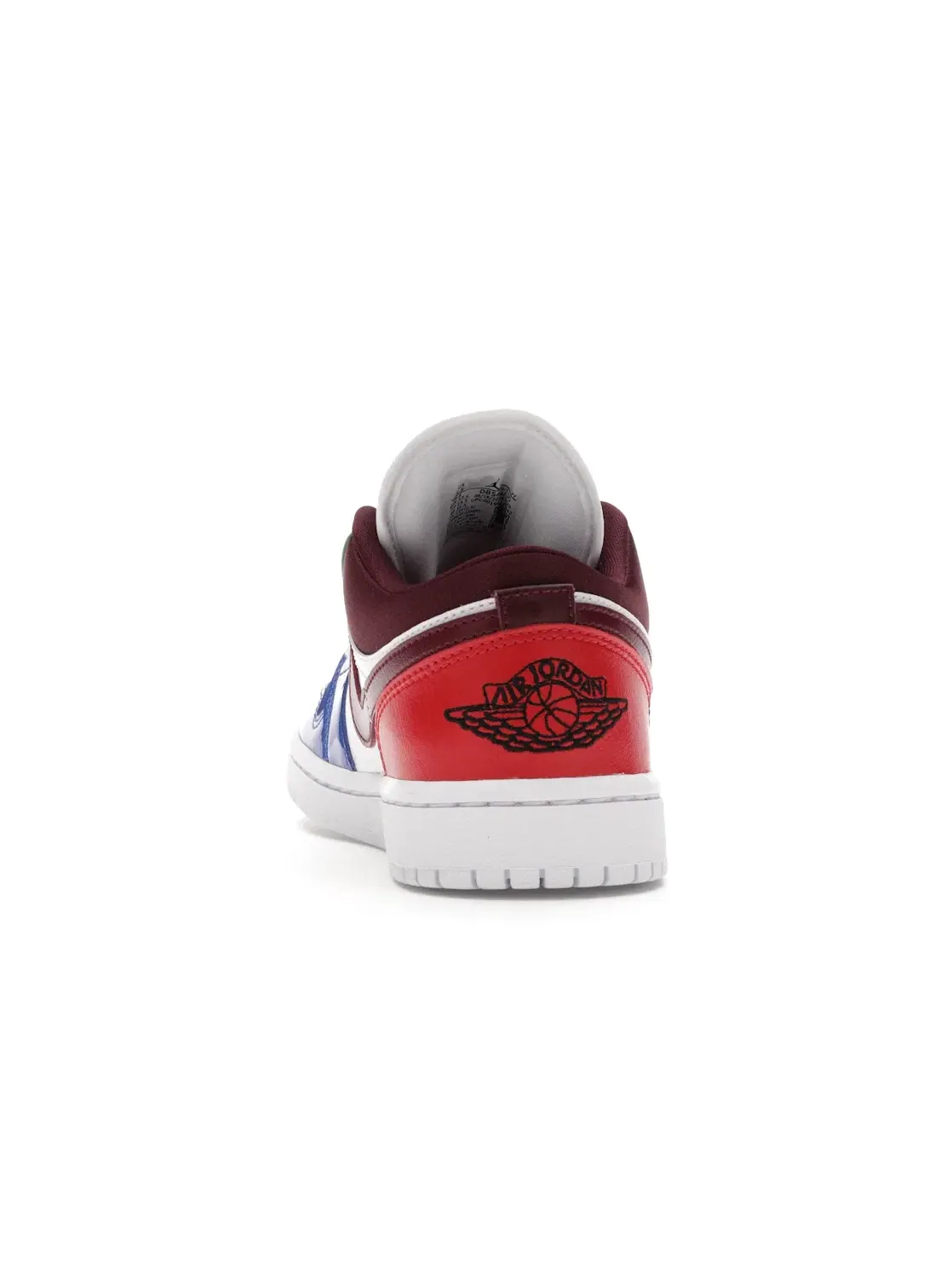 Женские кроссовки с кожаным верхом Jordan 1 Low — изображение 4 из 4, белый/темный