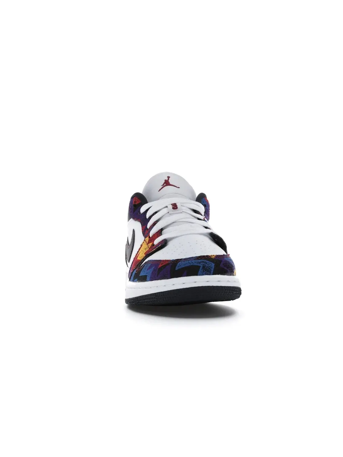Детские кроссовки с принтом Jordan 1 Low Nothing But Net Jordan — изображение 2 из 4, белый темный красный
