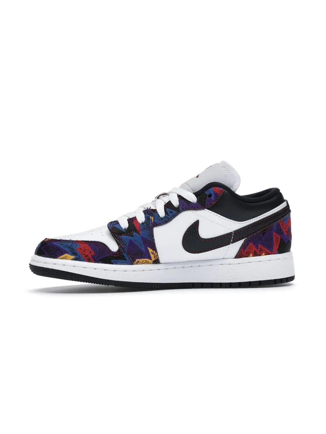 Детские кроссовки с принтом Jordan 1 Low Nothing But Net Jordan — изображение 3 из 4, белый темный красный