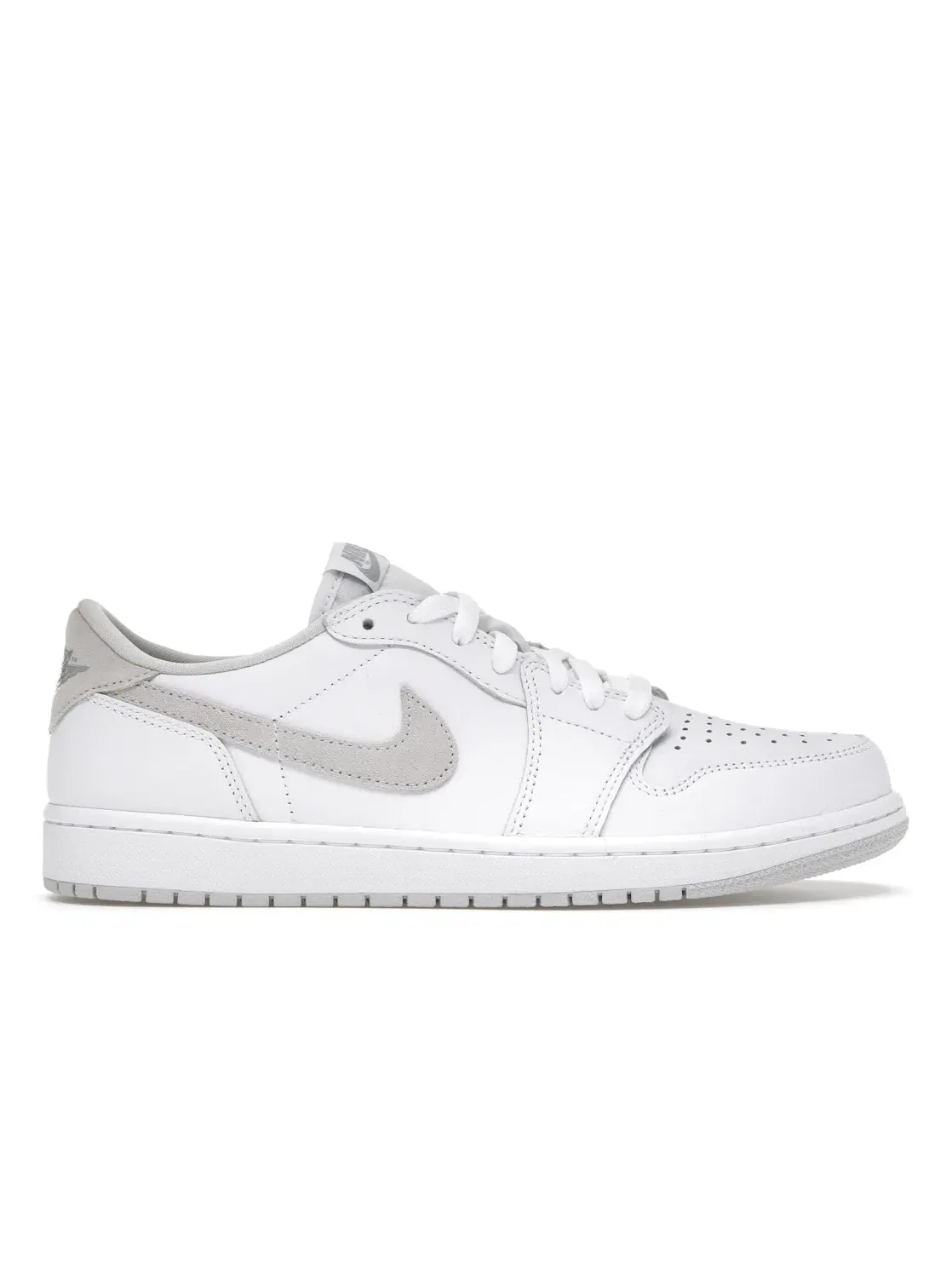 Мужские кроссовки с ретро-дизайном Jordan 1 Low OG Neutral Grey Jordan — изображение 1 из 4, белый/серый-серый