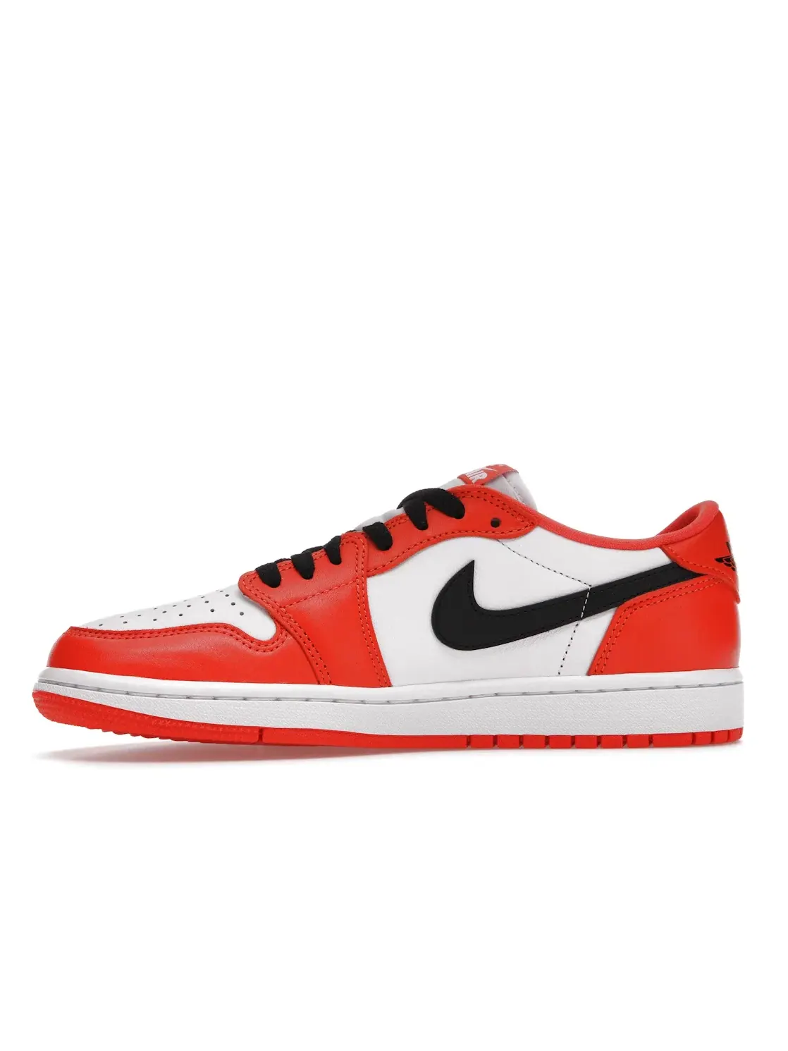 Женские кроссовки Lifestyle с принтом Jordan 1 Low OG Starfish Jordan — изображение 3 из 4, белый-черный
