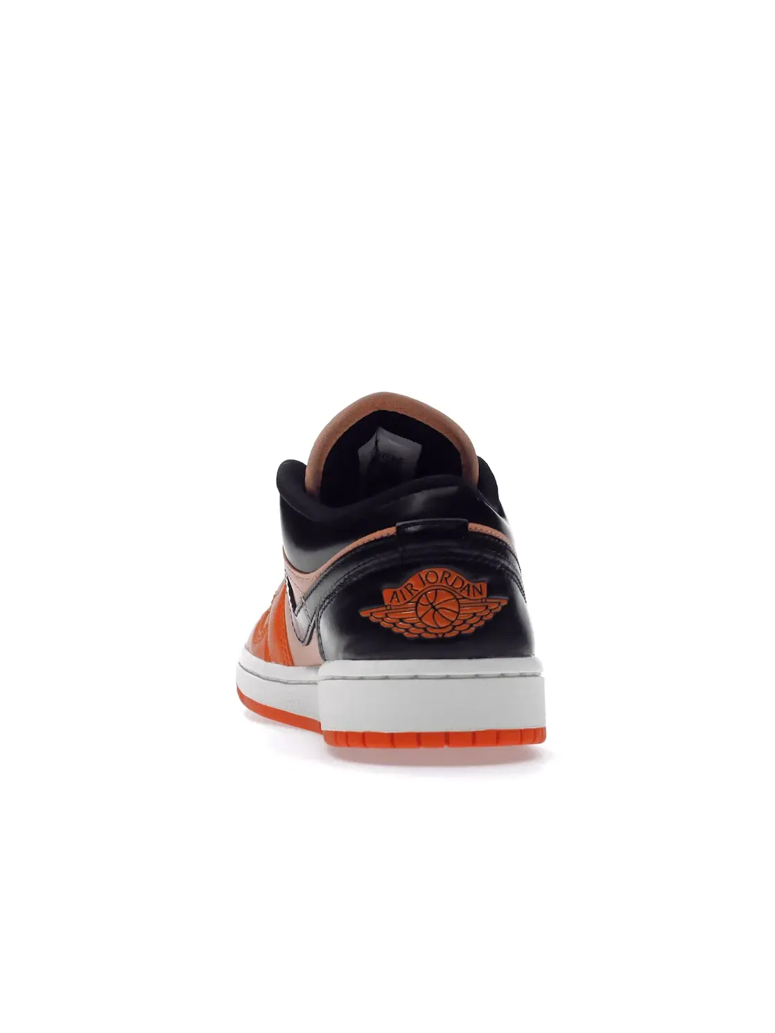 Женские кроссовки Lifestyle из кожи с моделью Jordan 1 Low Jordan — изображение 4 из 4, оранжевый/черный