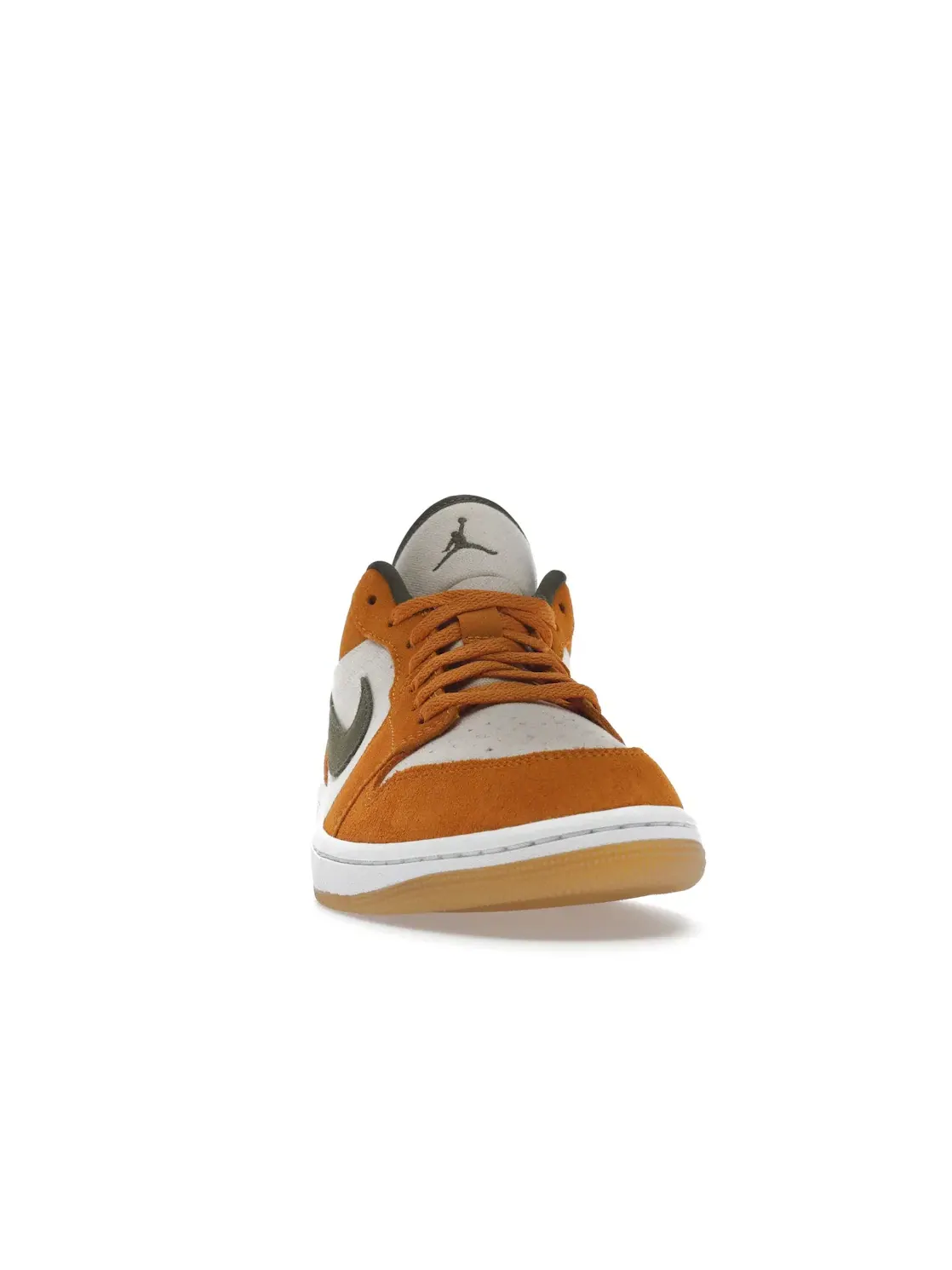 Мужские кроссовки Lifestyle с перфорированным носком Jordan 1 Low SE Jordan — изображение 2 из 4, оранжевый/оливковый