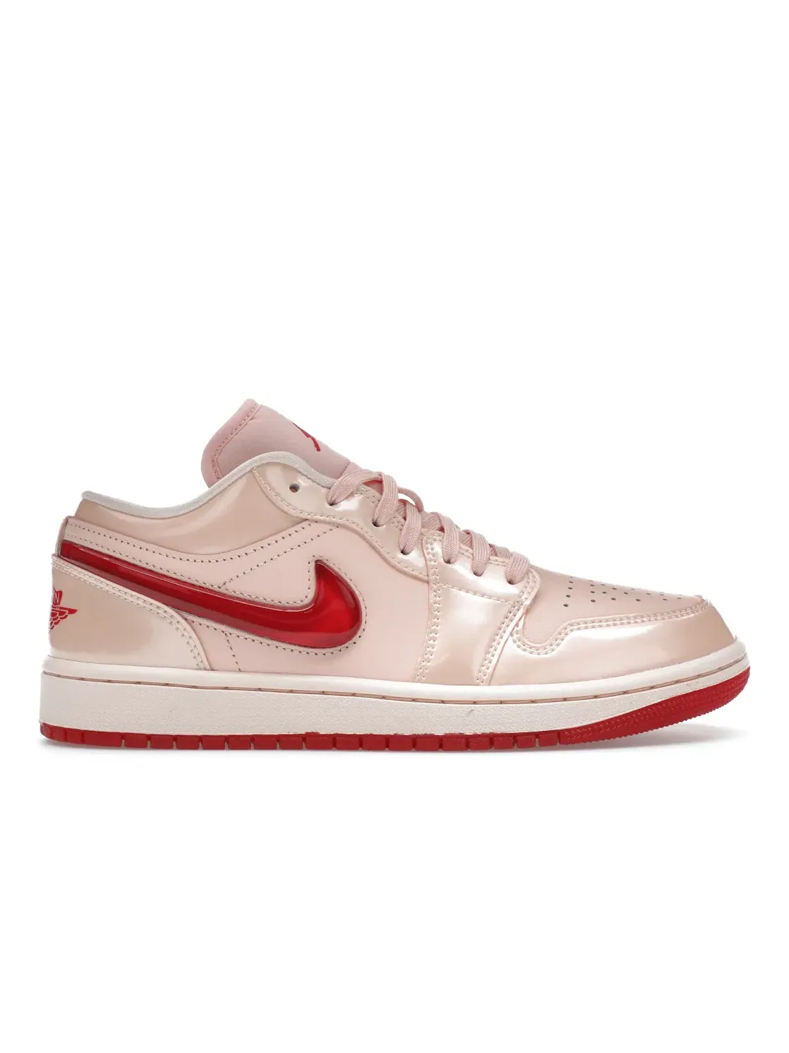 Женские кроссовки с патентованными вставками Jordan 1 Low Patent Valentine's Day Jordan — изображение 1 из 4, красный