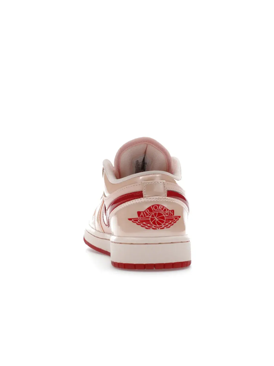 Женские кроссовки с патентованными вставками Jordan 1 Low Patent Valentine's Day Jordan — изображение 4 из 4, красный