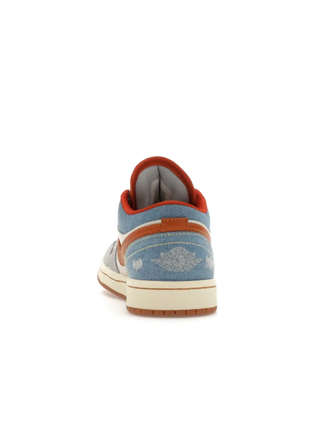 Женские кроссовки Lifestyle с джинсовыми деталями Jordan 1 Low Jordan — изображение 4 из 4, коричневый/мульти