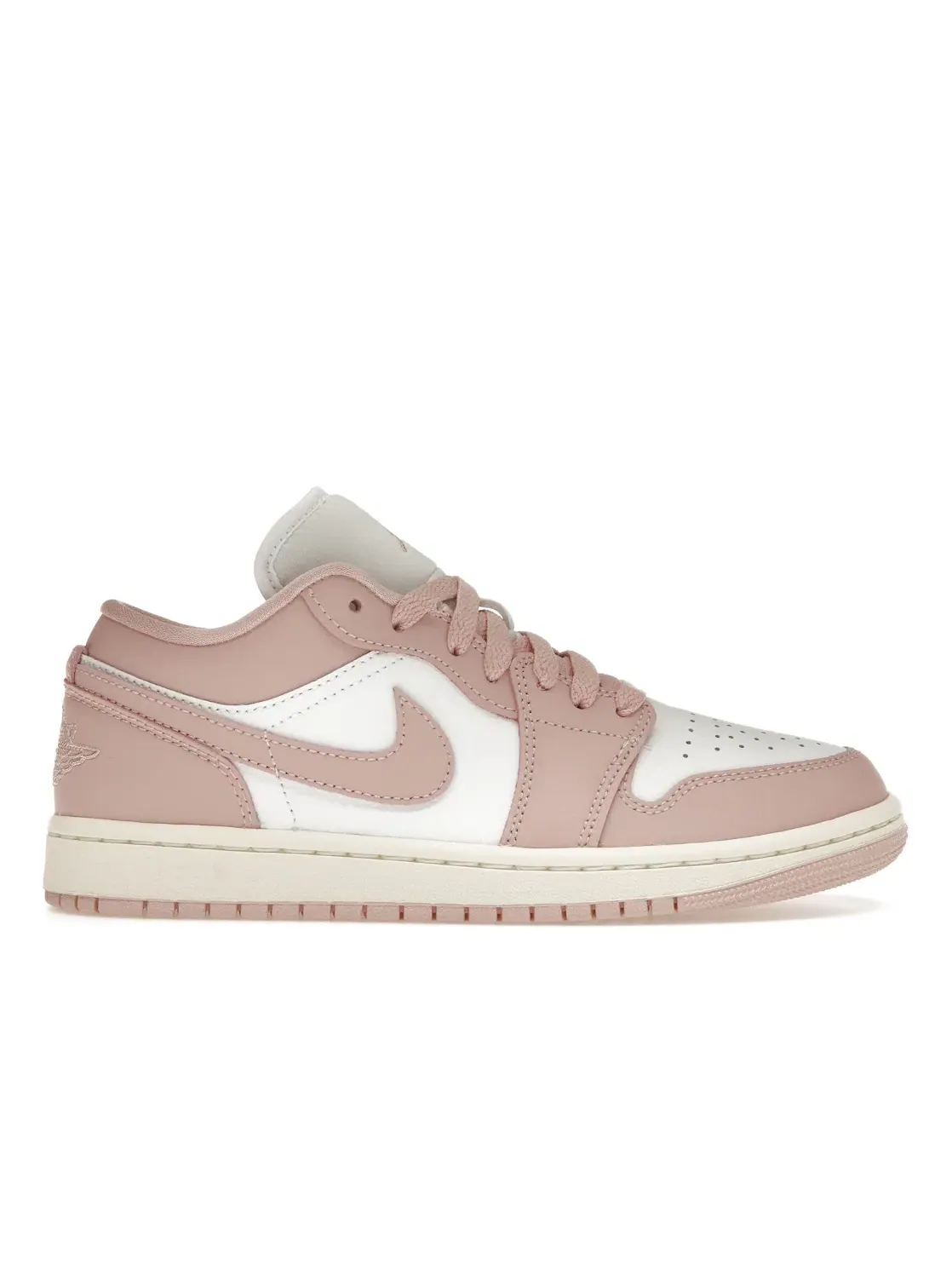 Женские кроссовки Lifestyle с низкой посадкой Jordan 1 Low — изображение 1 из 4, белый//розовый