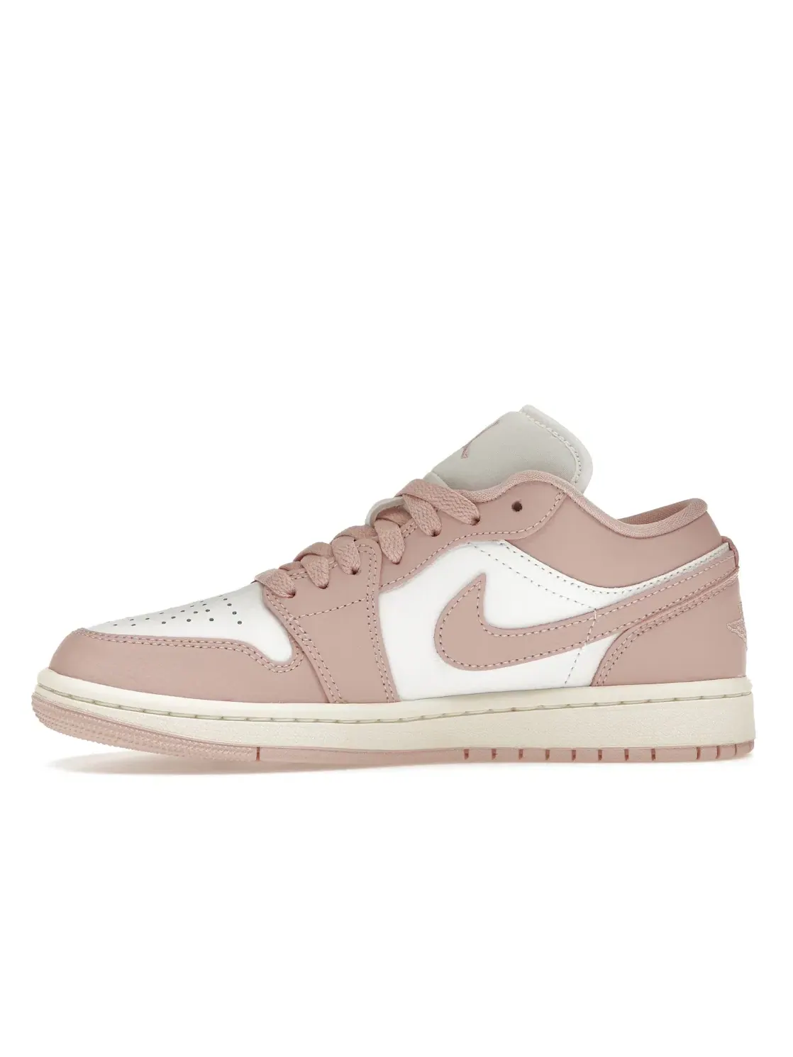 Женские кроссовки Lifestyle с низкой посадкой Jordan 1 Low — изображение 3 из 4, белый//розовый