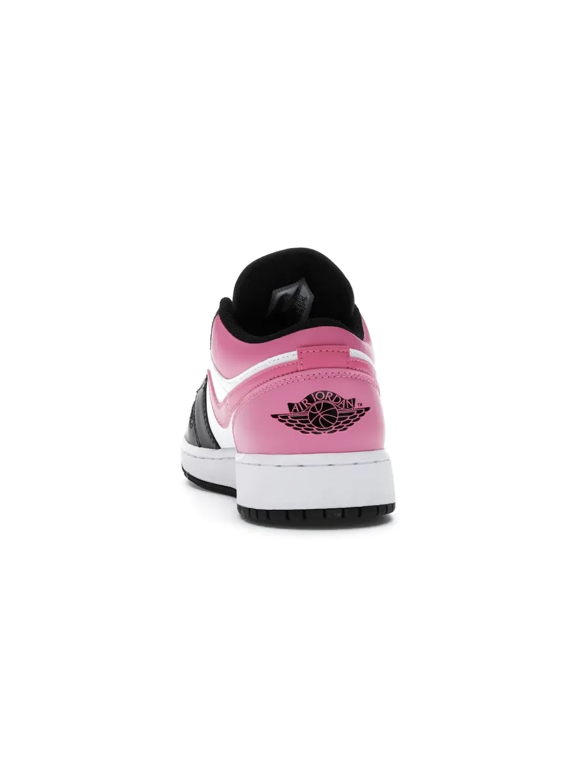 Детские кроссовки для девочек с кожаным верхом Jordan 1 Low Jordan — изображение 4 из 4, белый/черный