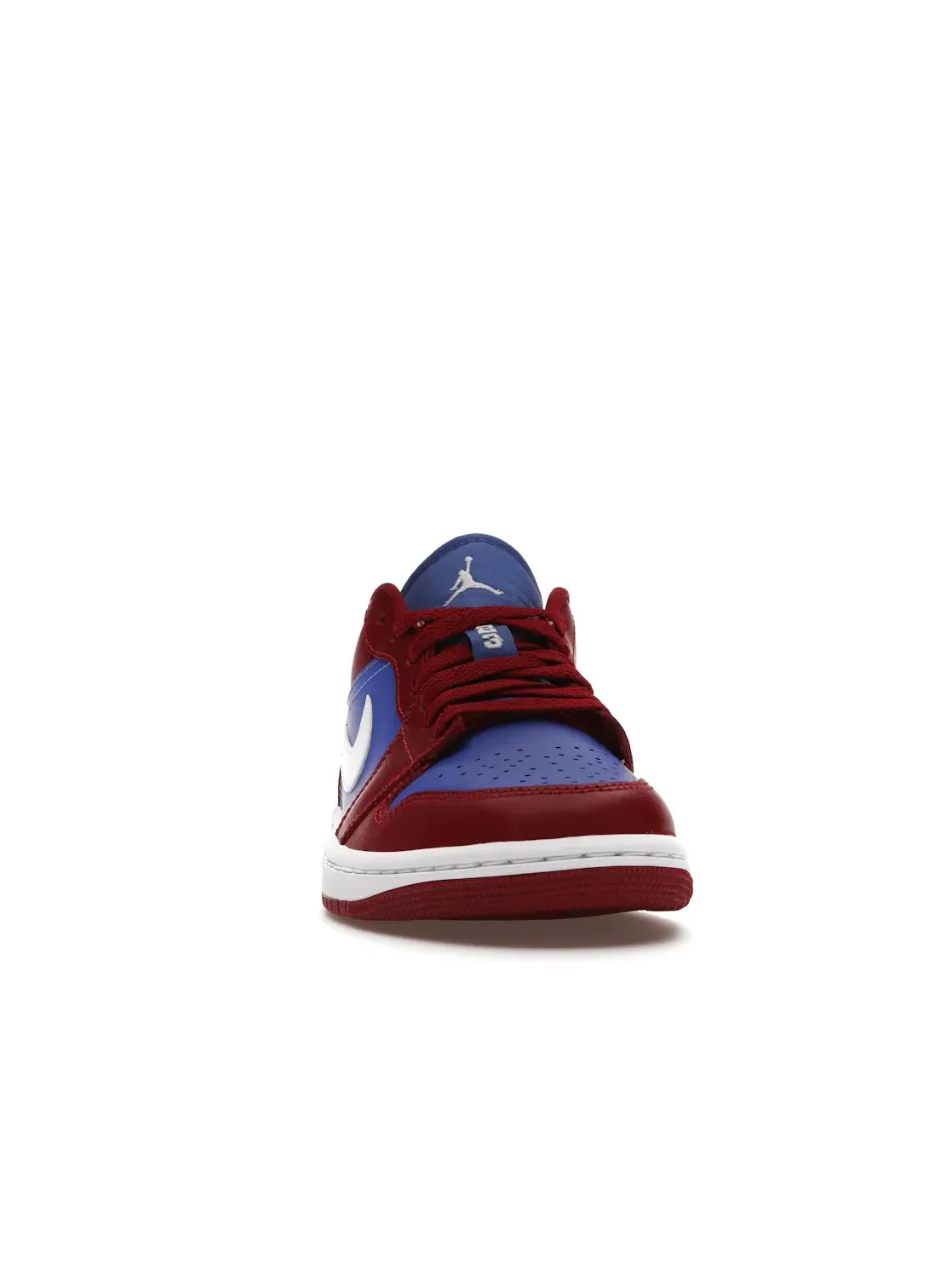 Женские кроссовки с цветовой блокировкой Jordan 1 Low — изображение 2 из 4, синий-белый