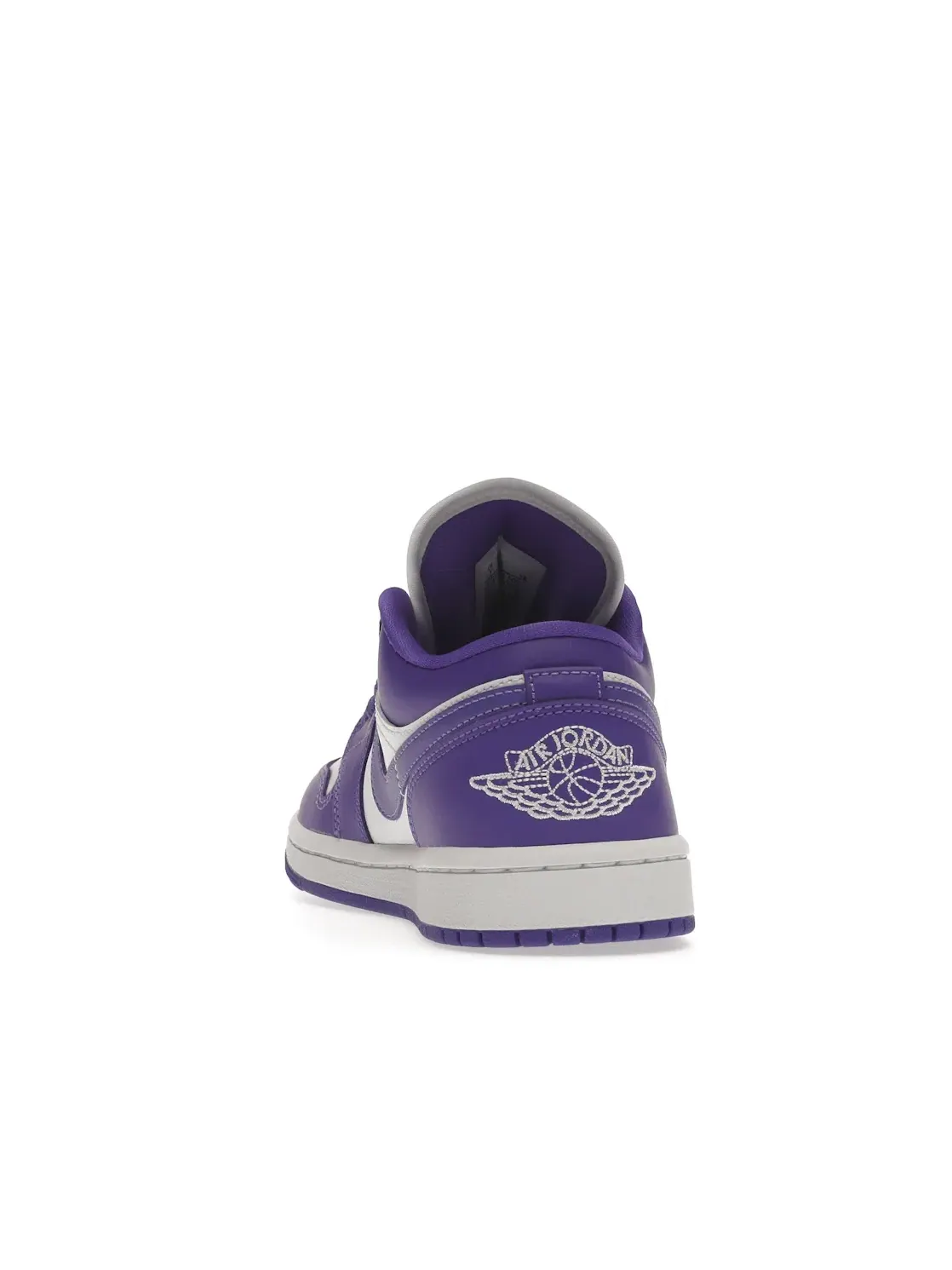 Женские кроссовки с низким силуэтом Jordan 1 Low — изображение 4 из 4, фиолетовый/зеленый-белый