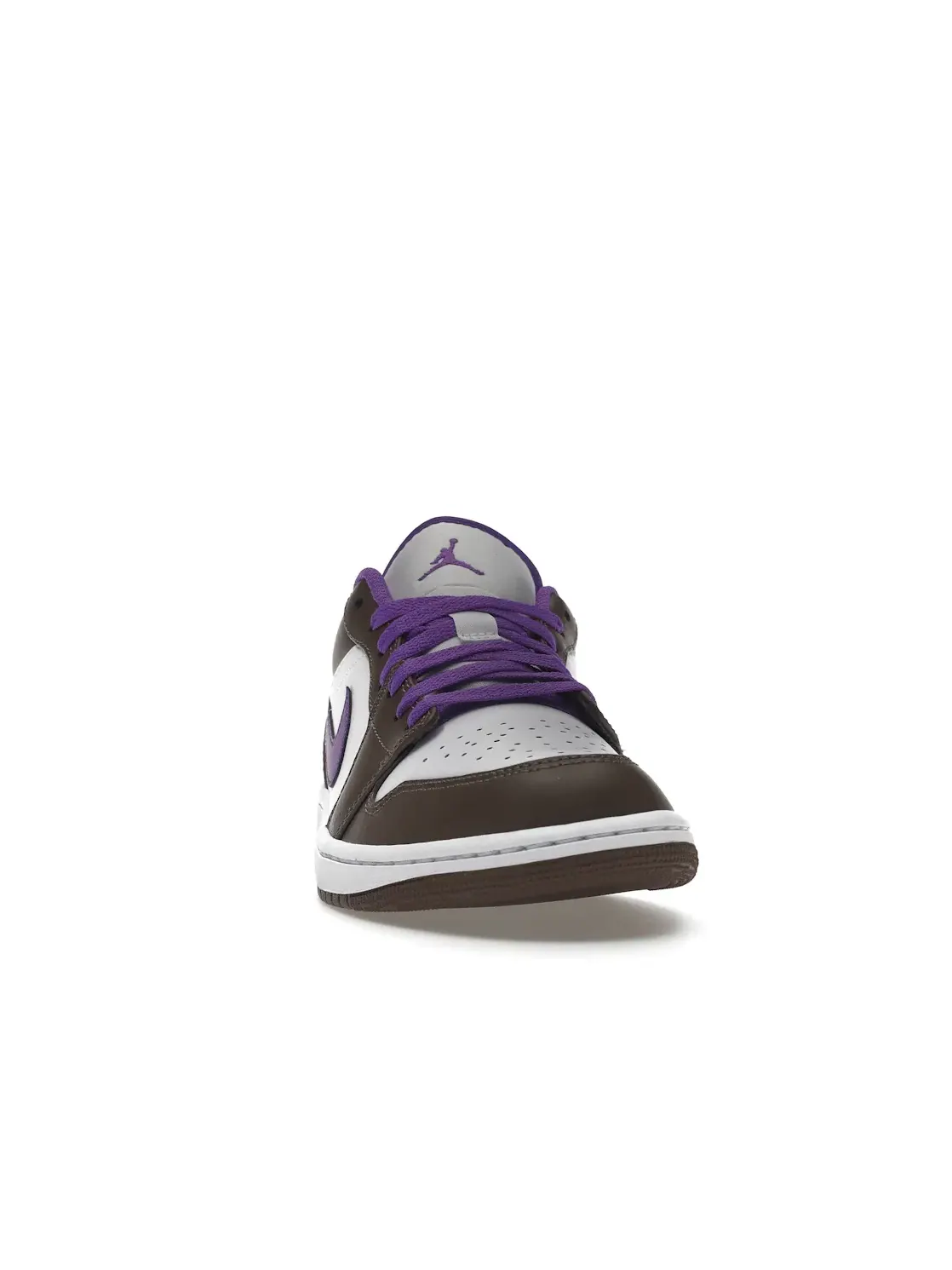 Мужские кроссовки с контрастной расцветкой Jordan 1 Low Jordan — изображение 2 из 4, белый