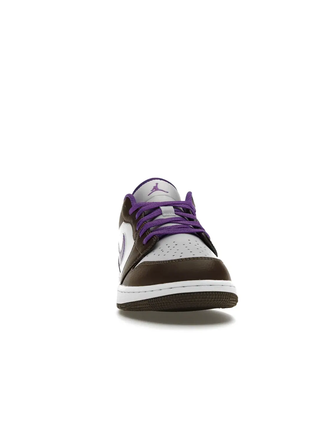 Детские кроссовки с низким верхом Jordan 1 Low Purple Mocha Jordan — изображение 2 из 4, белый