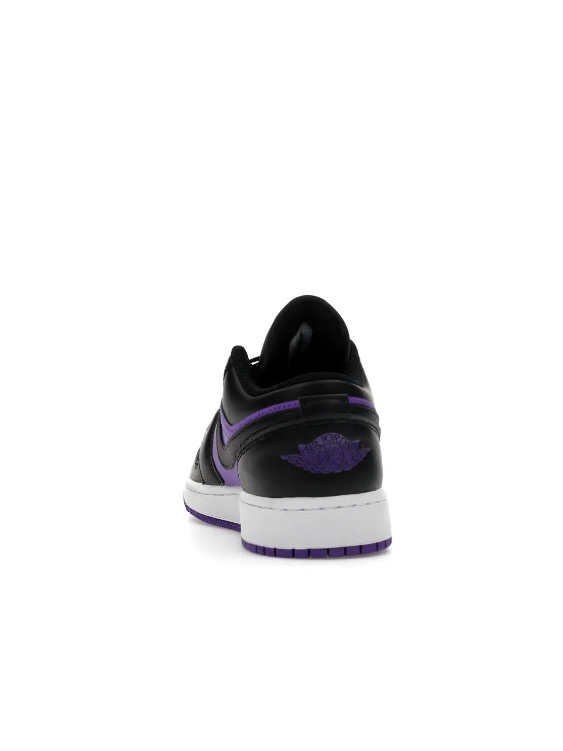 Детские кроссовки с замшевым верхом Jordan 1 Low — изображение 4 из 4, фиолетовый/черный/белый