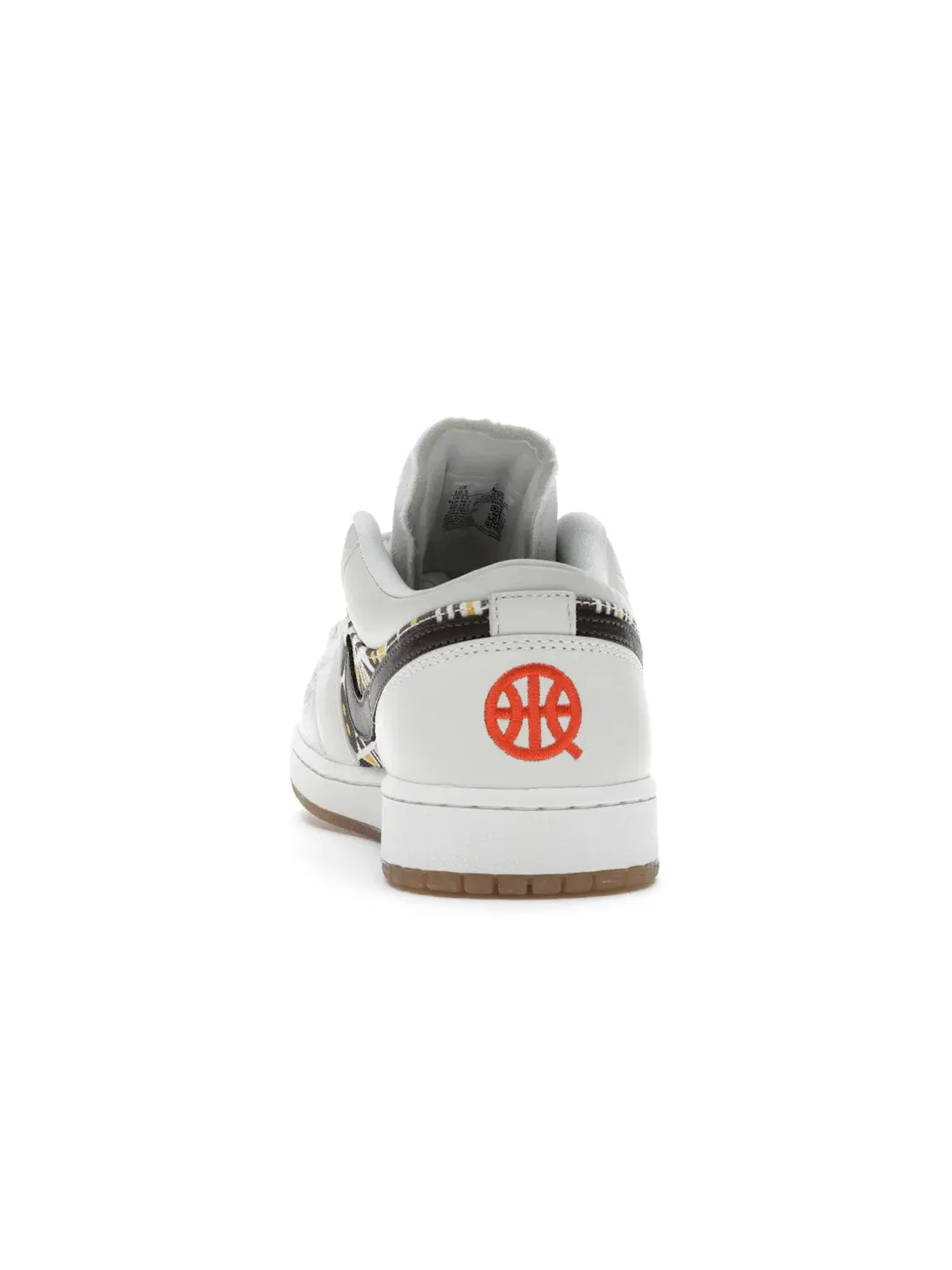 Мужские кроссовки Lifestyle с принтом Jordan 1 Low Quai54 Jordan — изображение 4 из 4, оранжевый-коричневый