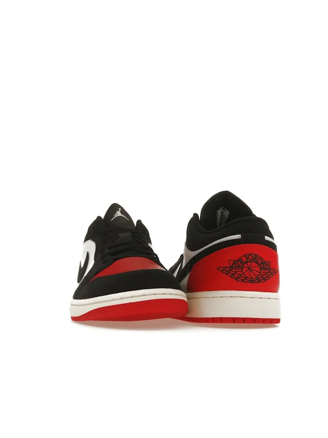 Мужские кроссовки Lifestyle с принтом Jordan 1 Low Jordan White/Black-University Red-Classic Green-Sail — изображение 2 из 4