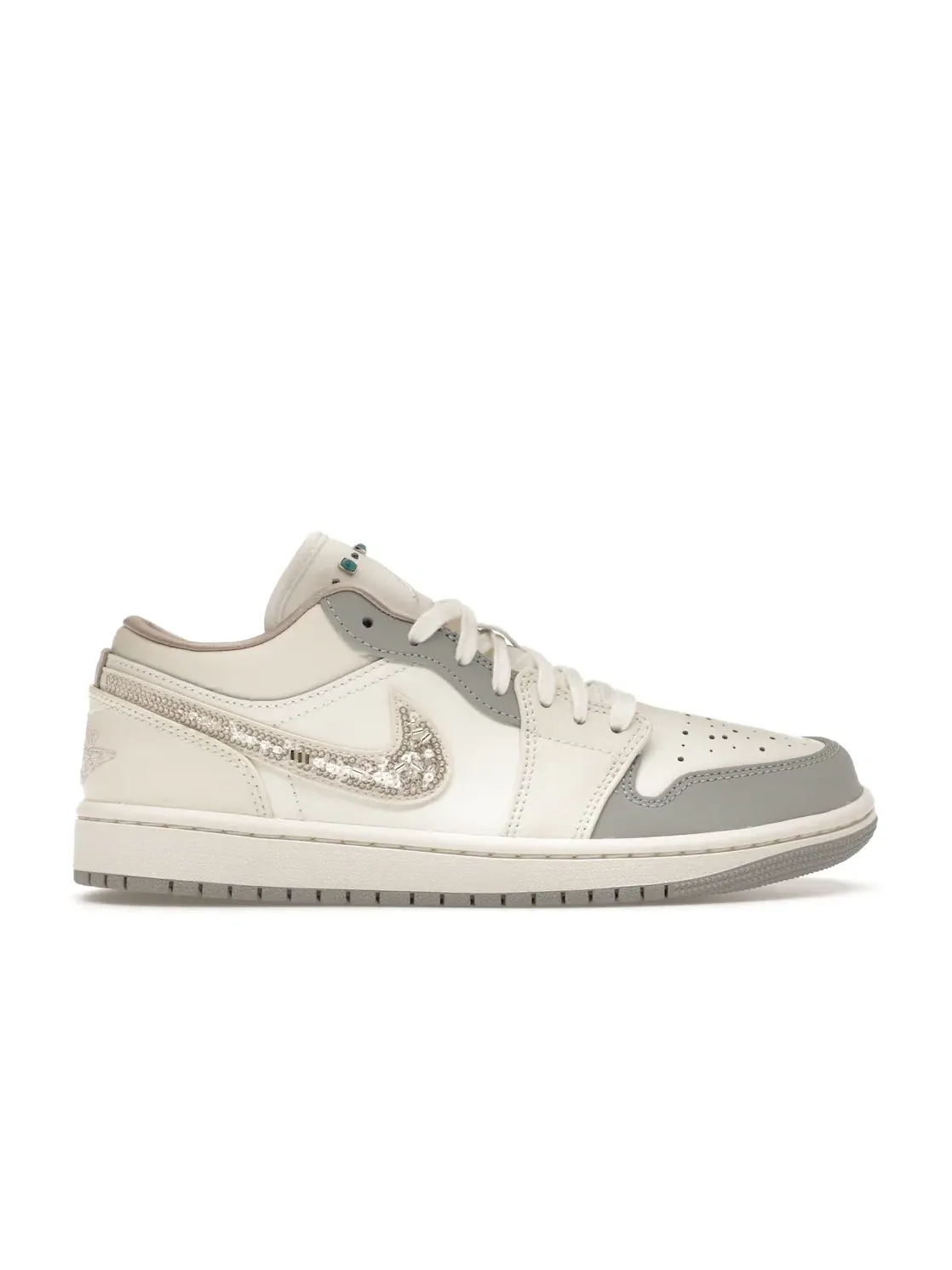 Женские кроссовки Lifestyle Jordan 1 Low — изображение 1 из 4, черный--светлый серый