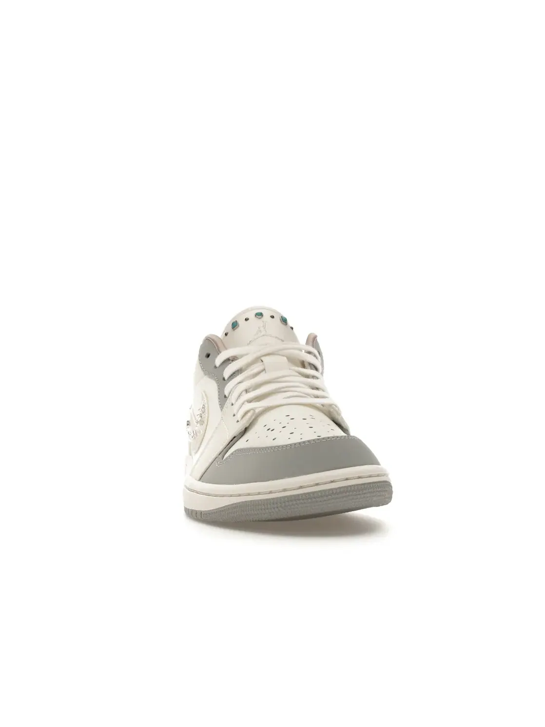 Женские кроссовки Lifestyle Jordan 1 Low — изображение 2 из 4, черный--светлый серый